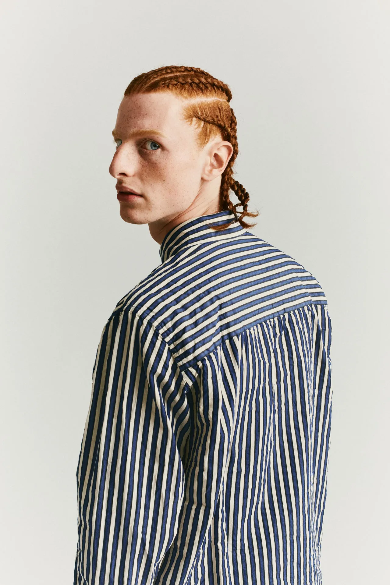 FELIX SHIRT - PAPER STRIPE - STR1 / 13 sold by Casey Casey Womens
