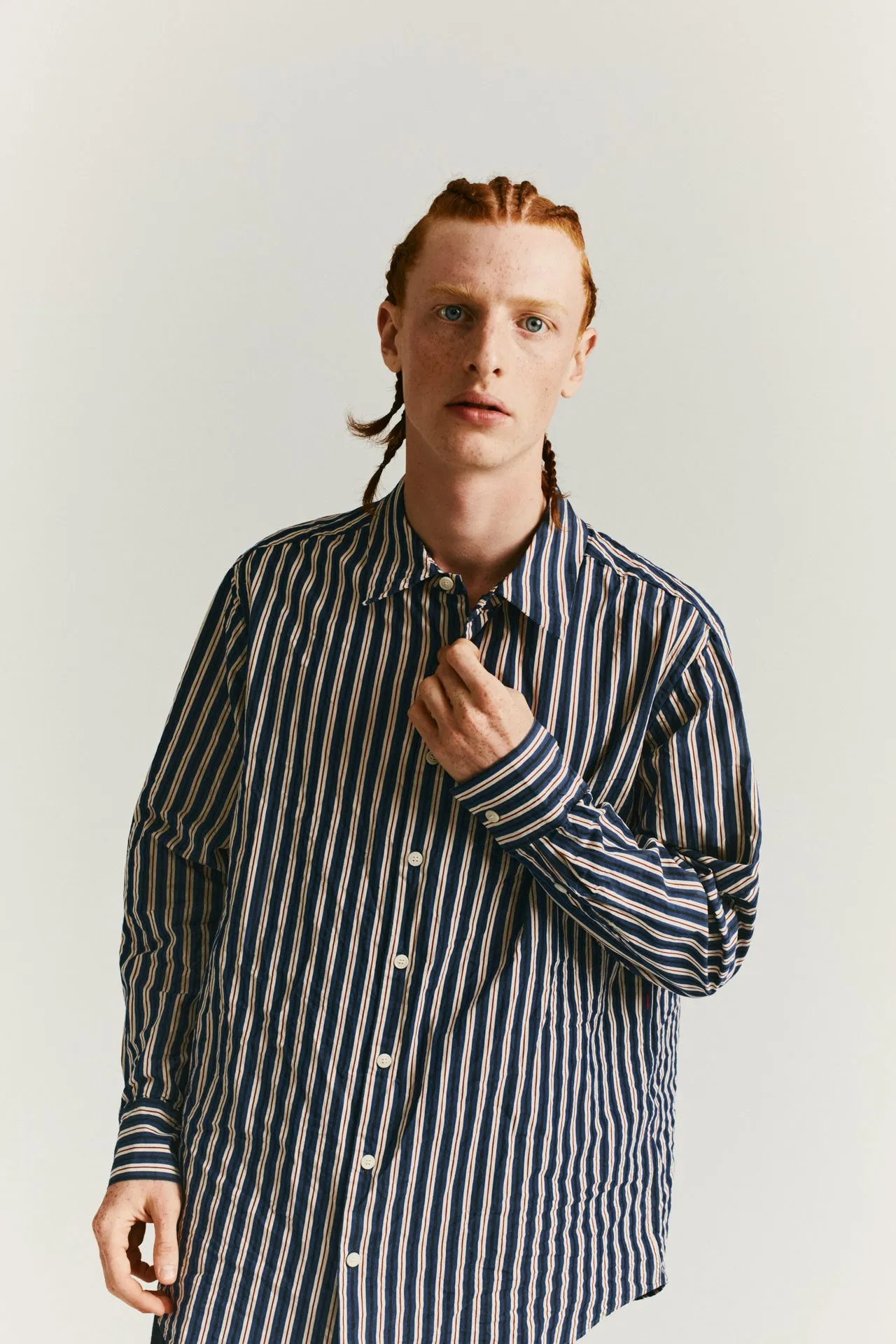 FELIX SHIRT - PAPER STRIPE - STR6 / 17 sold by Casey Casey Womens product image thumbnail 5