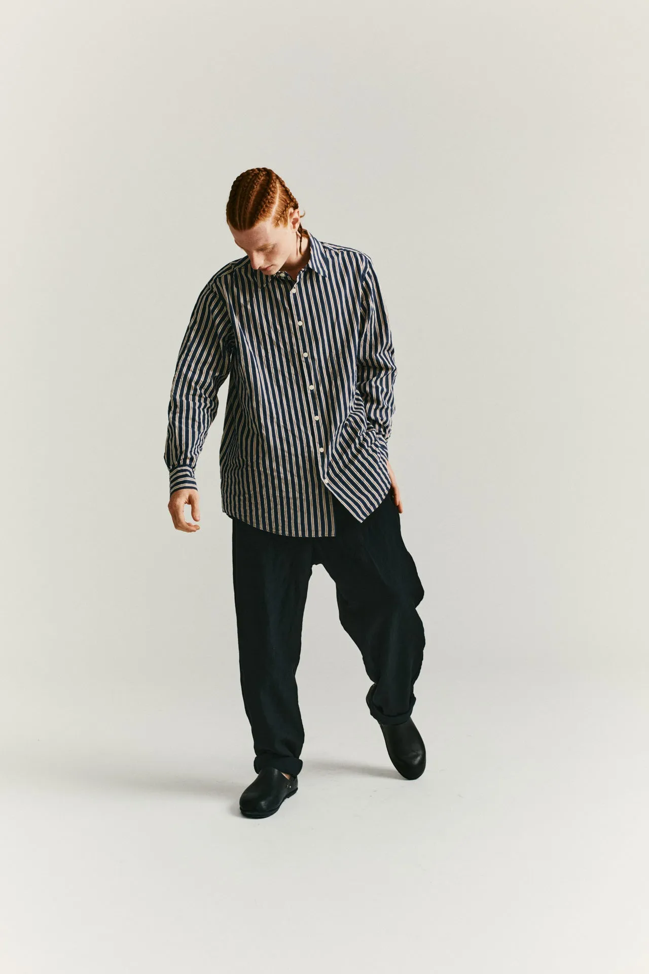 FELIX SHIRT - PAPER STRIPE - STR6 / 17 sold by Casey Casey Womens