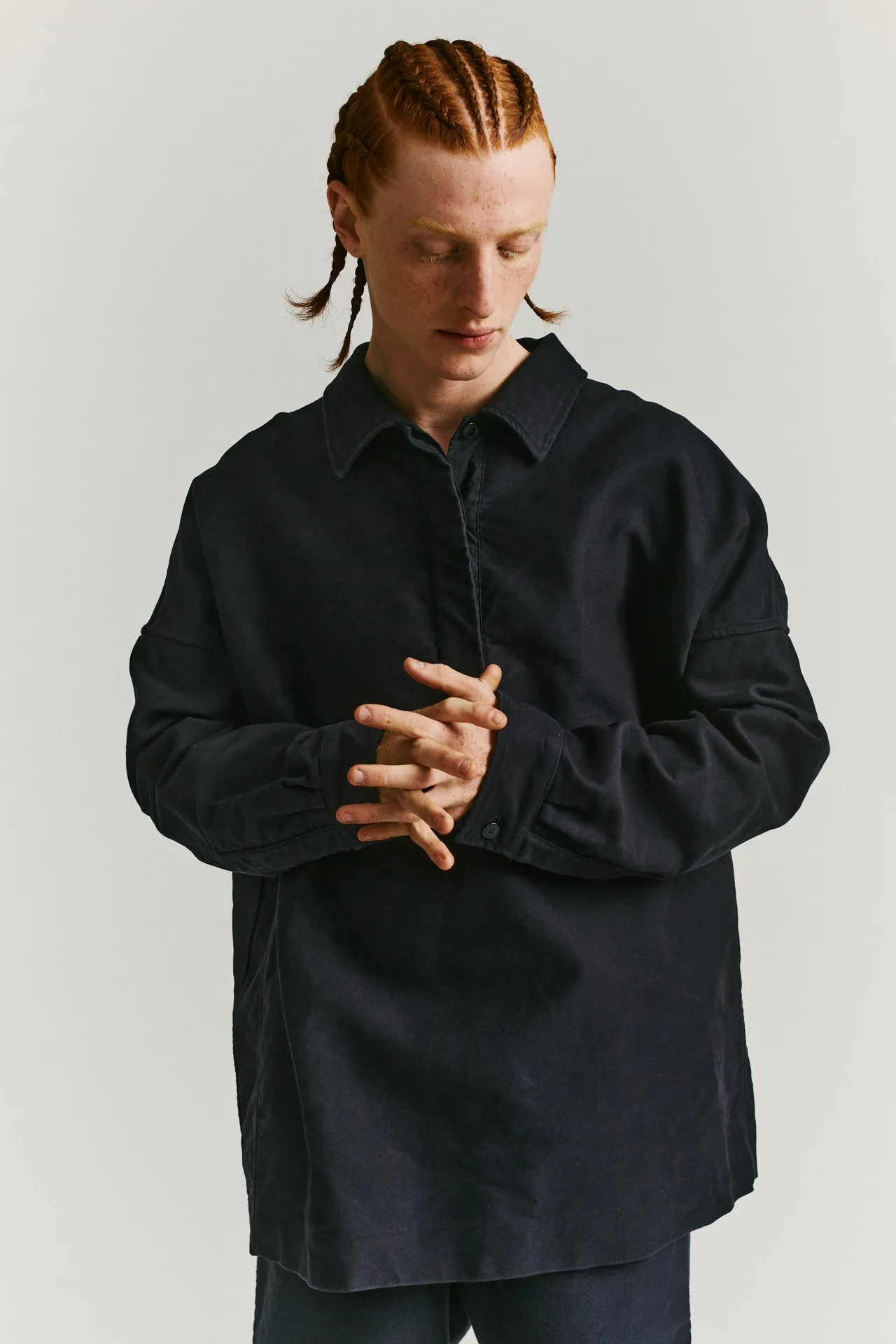 TEDY TOP - MOLESKIN - DARK NAVY sold by Casey Casey Womens product image thumbnail 4