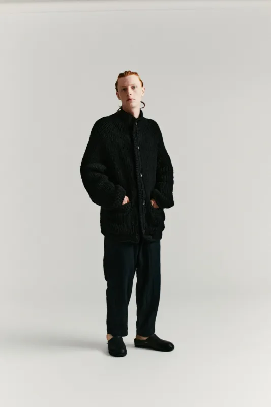 CARDIGAN - SO WOOL - BLACK sold by Casey Casey Womens