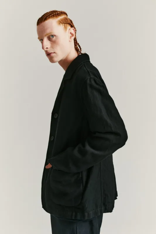 U COURTE JACKET -TWILLY - NIGHT made by Casey Casey