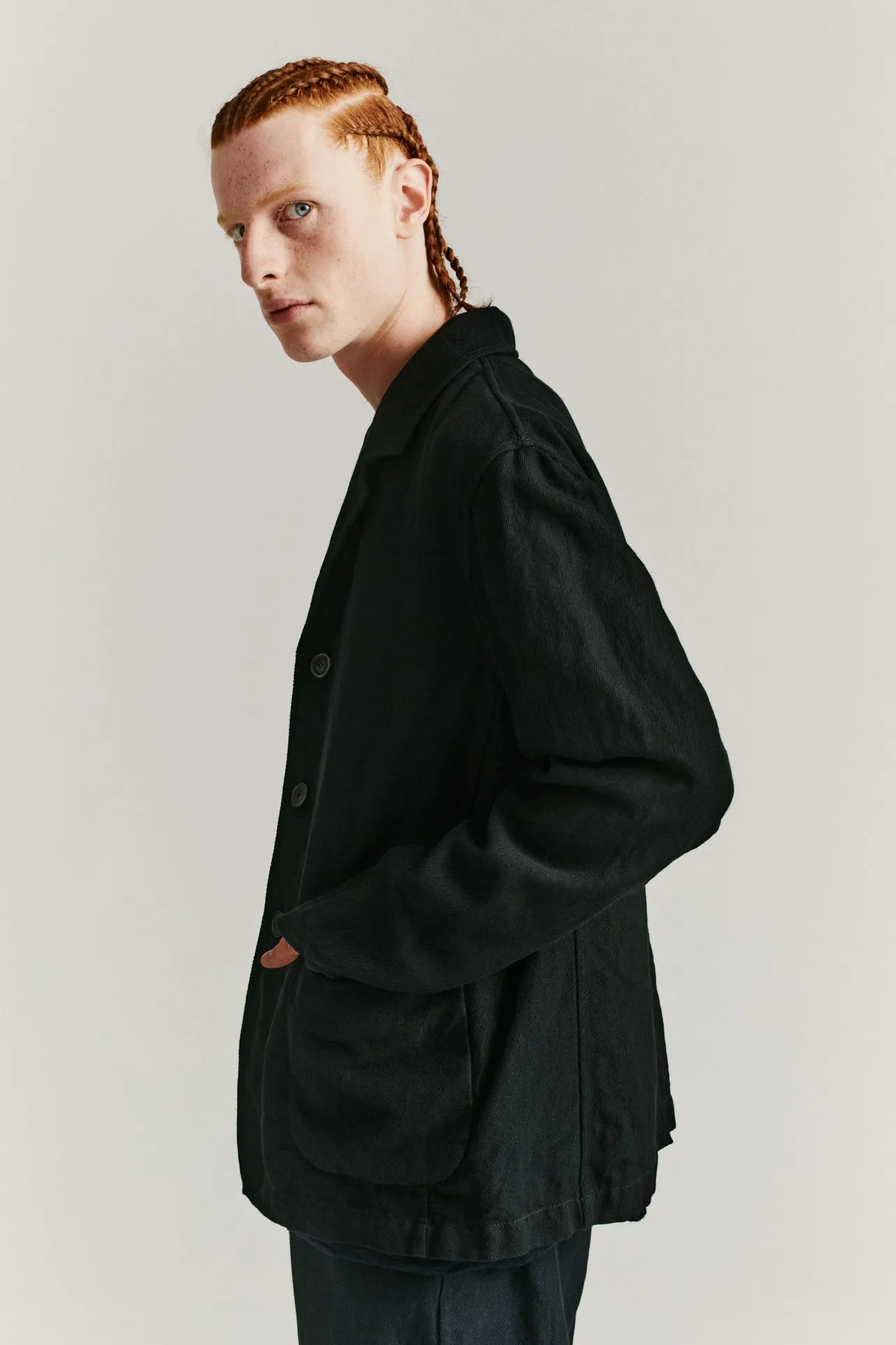 U COURTE JACKET -TWILLY - NIGHT sold by Casey Casey