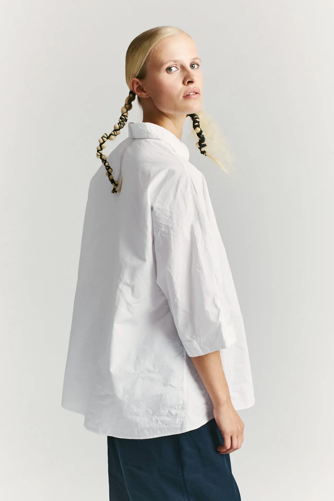 WAGA SHIRT - COT - WHITE sold by Casey Casey Womens