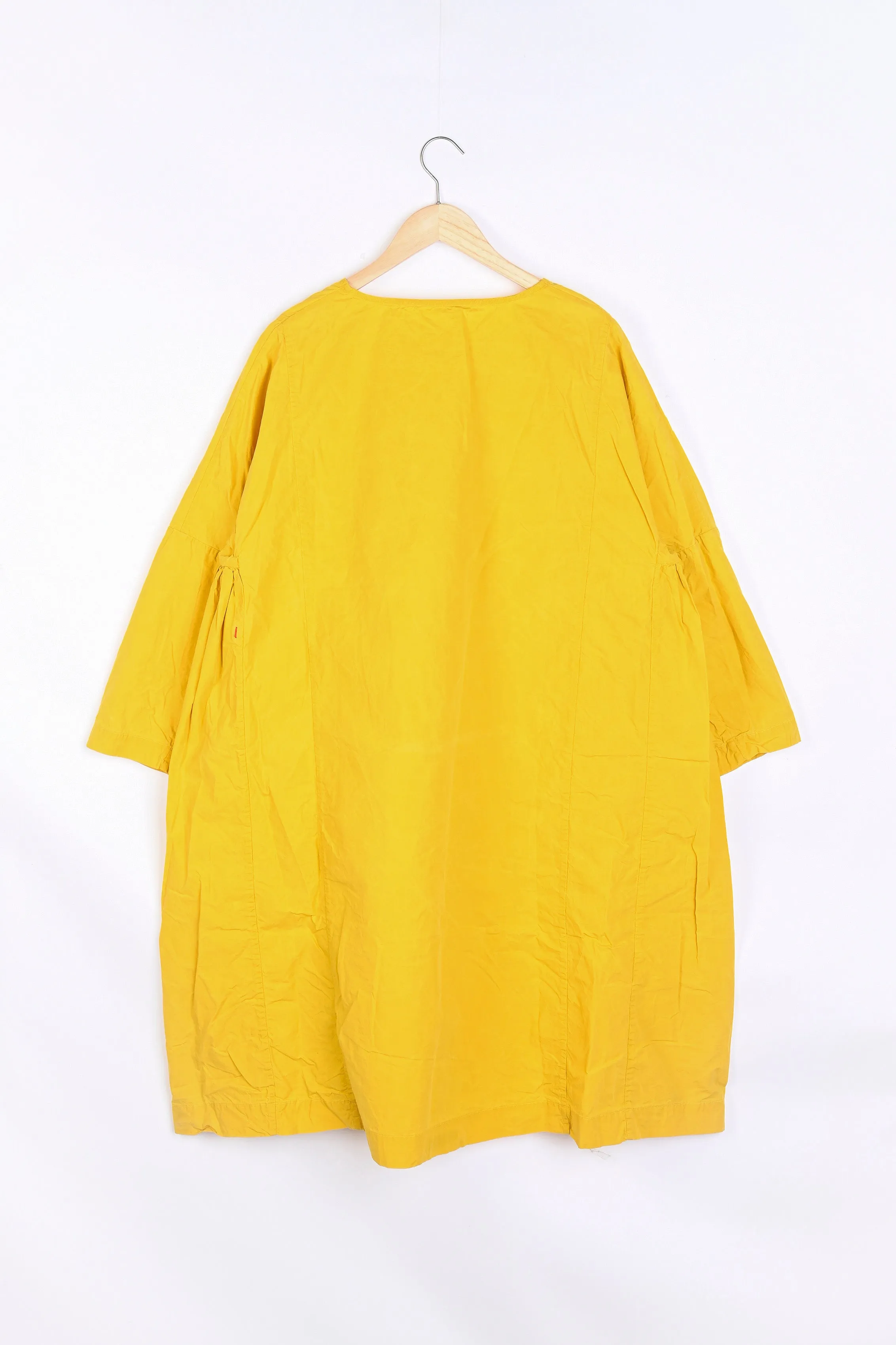 PYJ ROUCH DRESS - LIGHT WAX - YELLOW sold by Casey Casey Womens product image thumbnail 2
