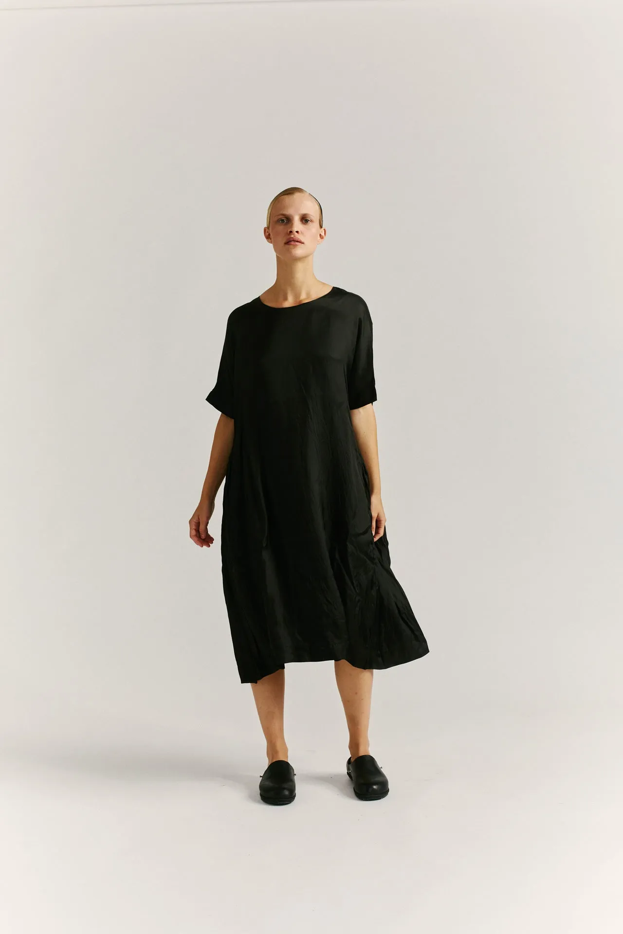 CAMISOLE DRESS - SYNABEL TWILL - BLACK sold by Casey Casey Womens product image thumbnail 3