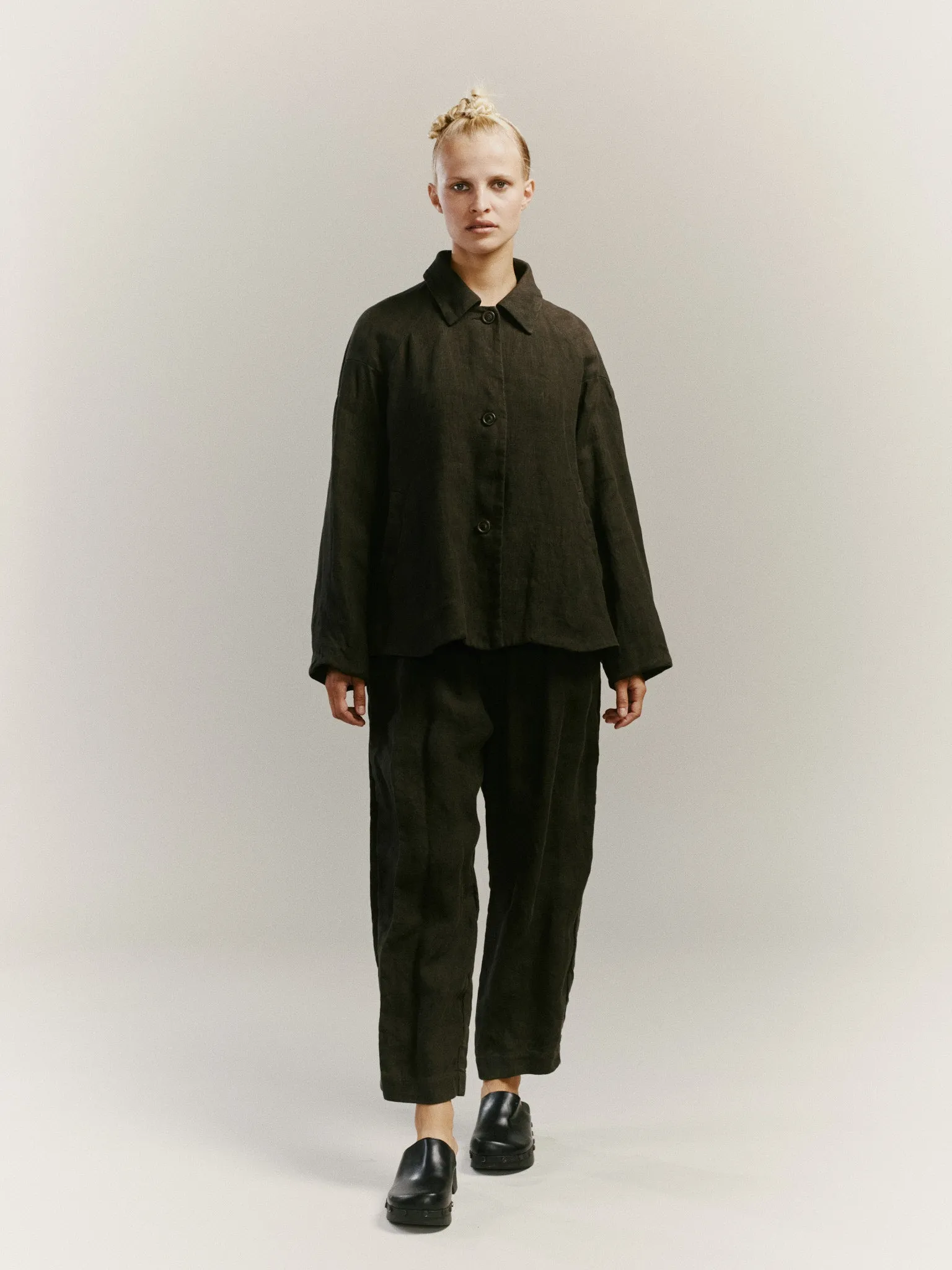 USQUEBAH PANT - HARD LIN - KHAKI sold by Casey Casey Womens product image thumbnail 2