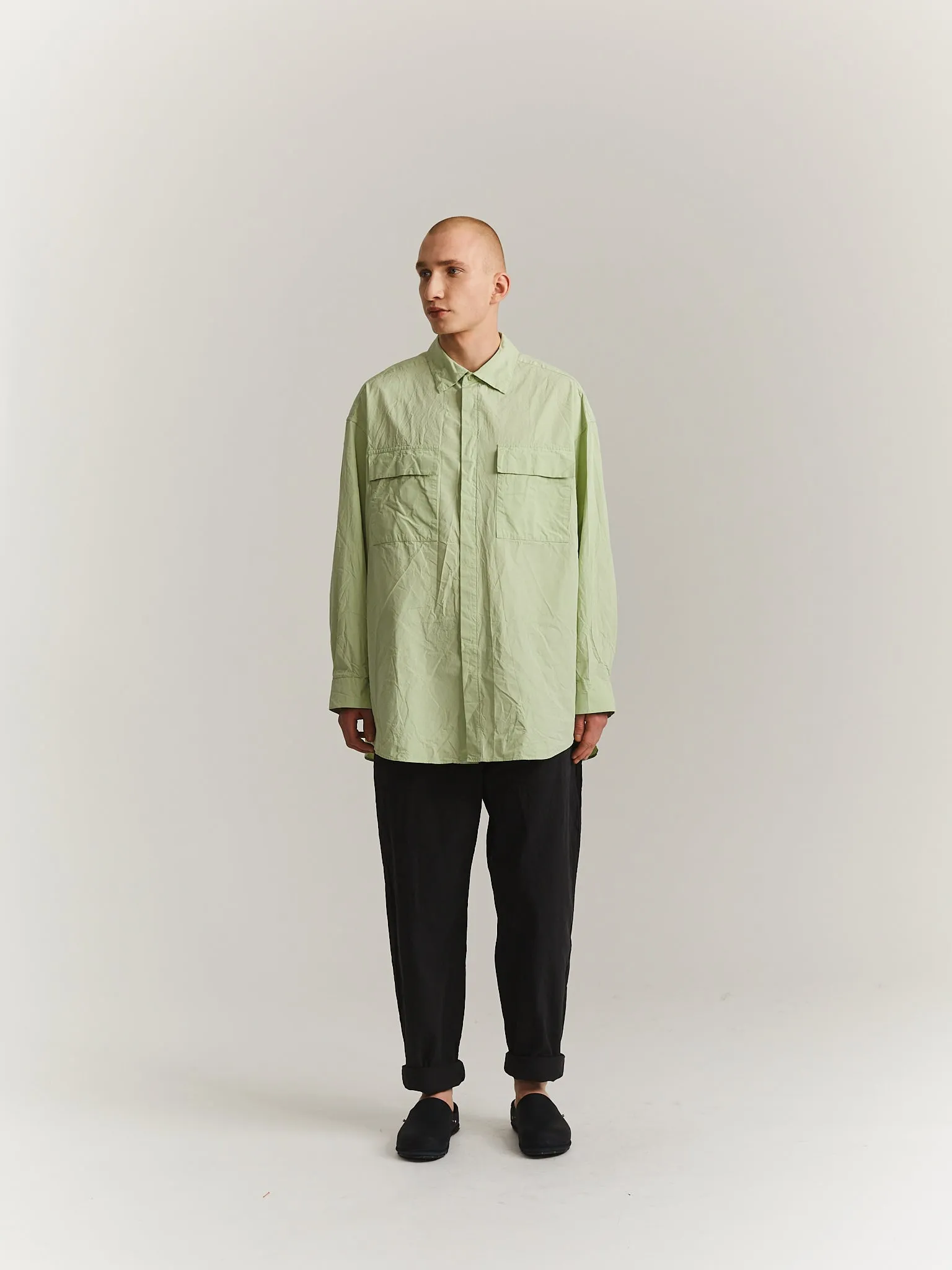 VOLUME SHIRT - PAPER COT - JADE sold by Casey Casey Womens product image thumbnail 2