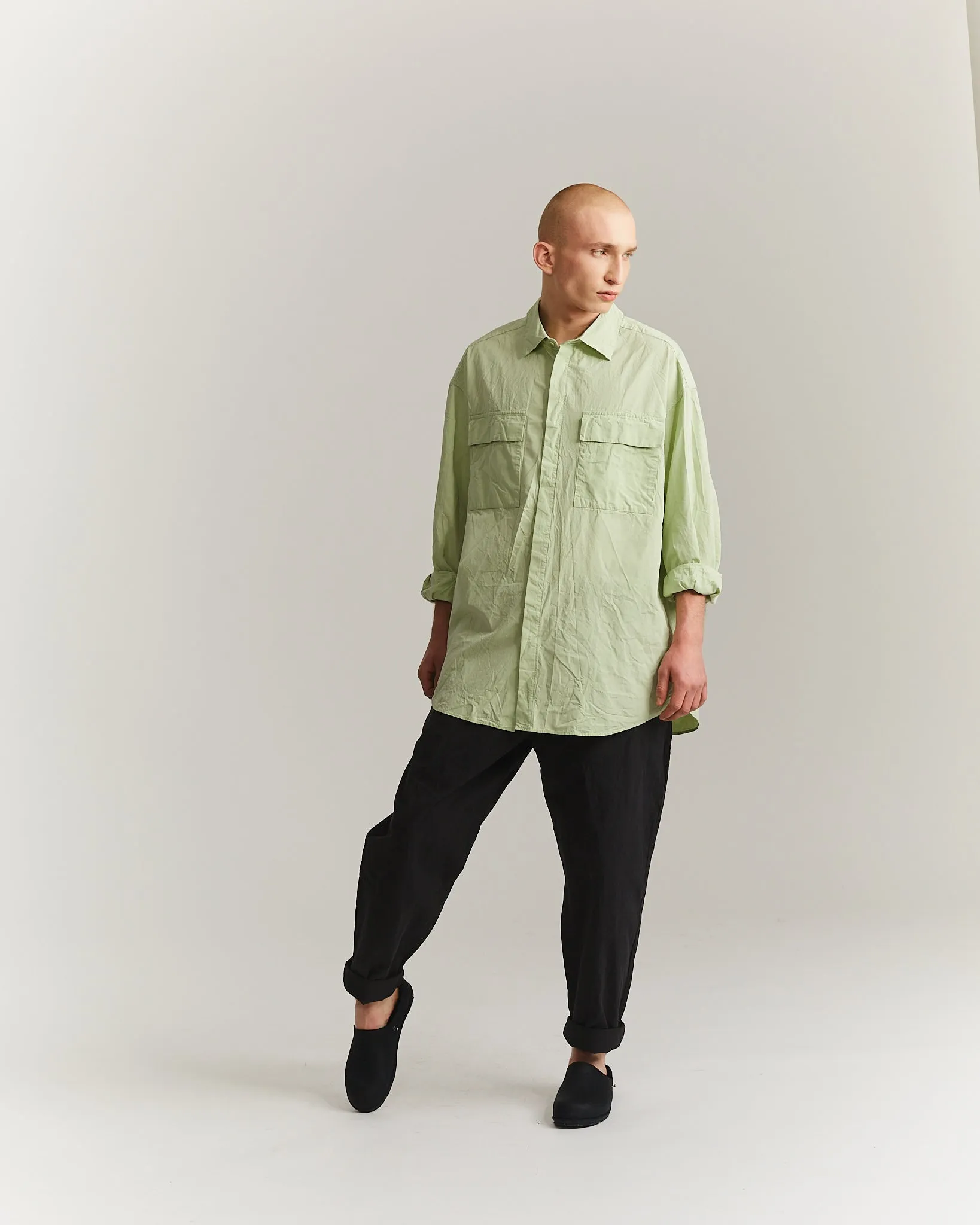 VOLUME SHIRT - PAPER COT - JADE sold by Casey Casey Womens product image thumbnail 5