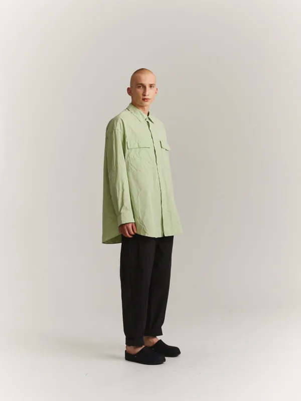 VOLUME SHIRT - PAPER COT - JADE sold by Casey Casey Womens