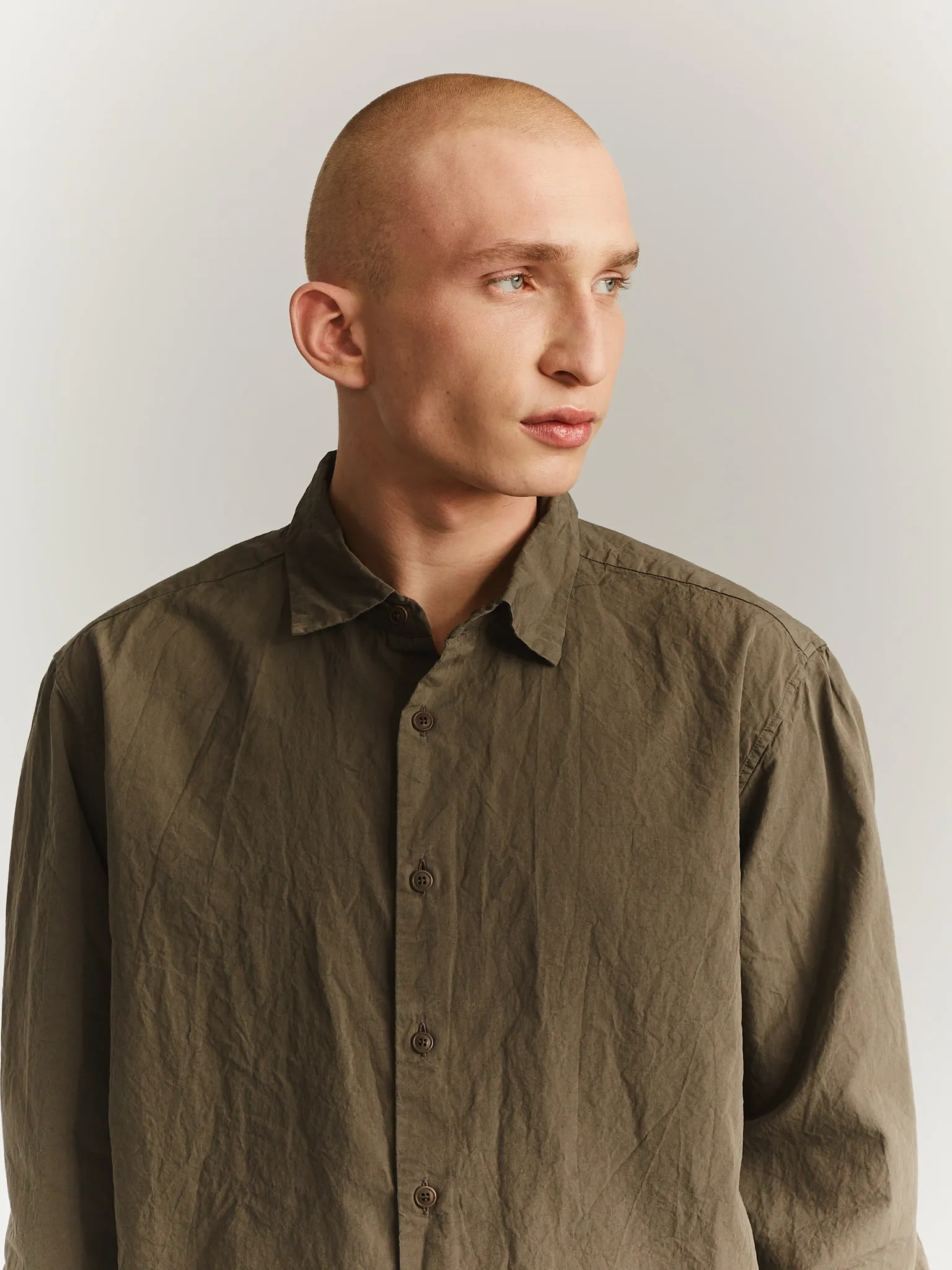 BIG RACCOURCIE SHIRT - PAPER COT - ARGIL sold by Casey Casey Womens product image thumbnail 2