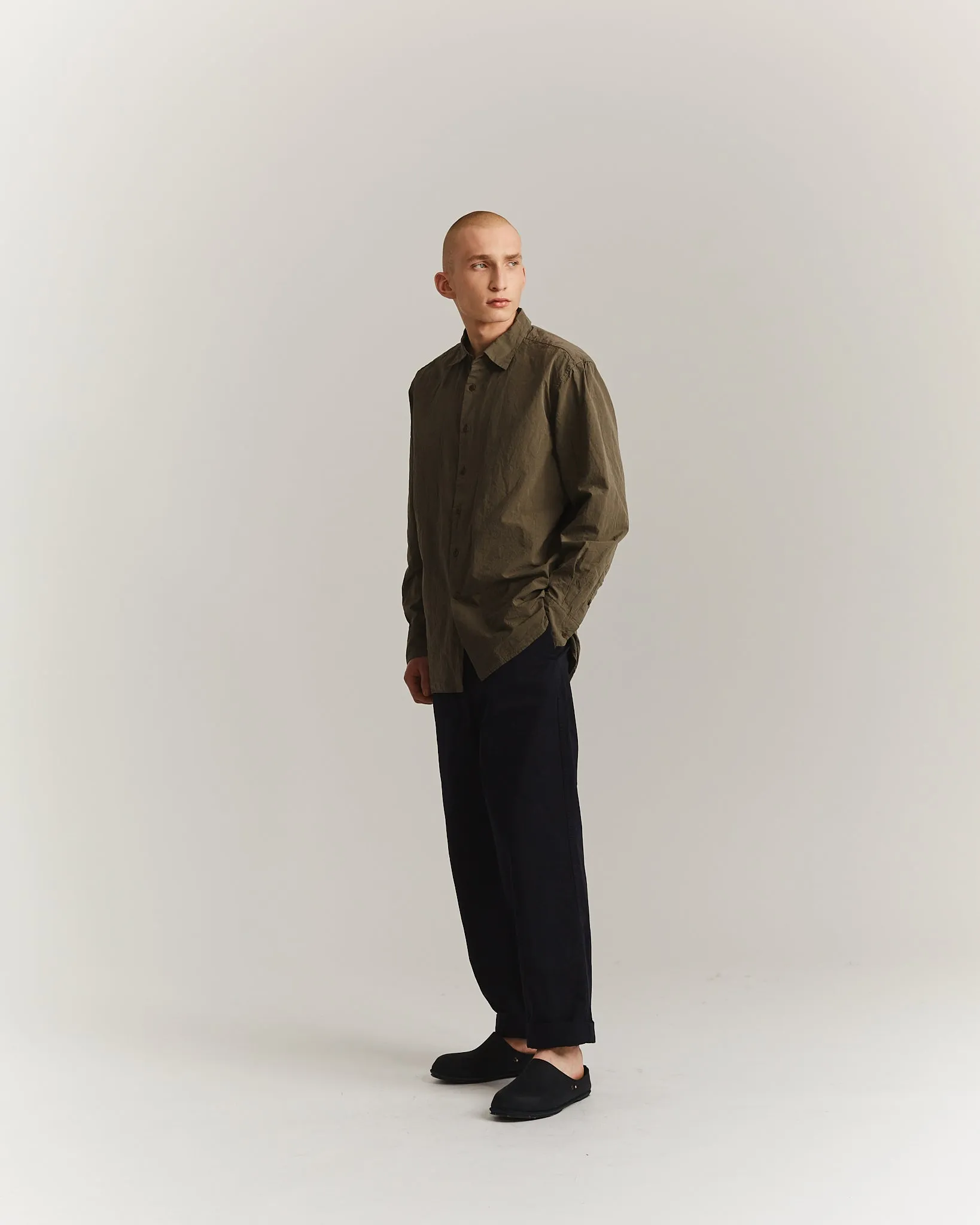 BIG RACCOURCIE SHIRT - PAPER COT - ARGIL sold by Casey Casey Womens product image thumbnail 4