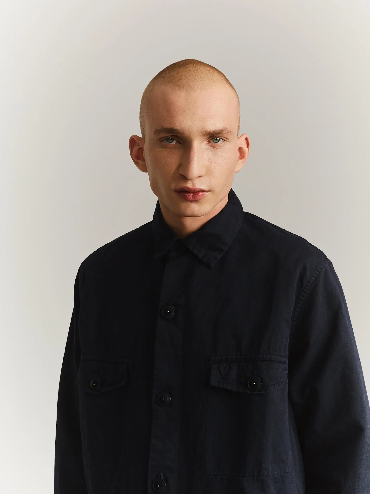 BRIGADE JACKET - MILITRY TWILL - SLATE sold by Casey Casey Womens product image thumbnail 5