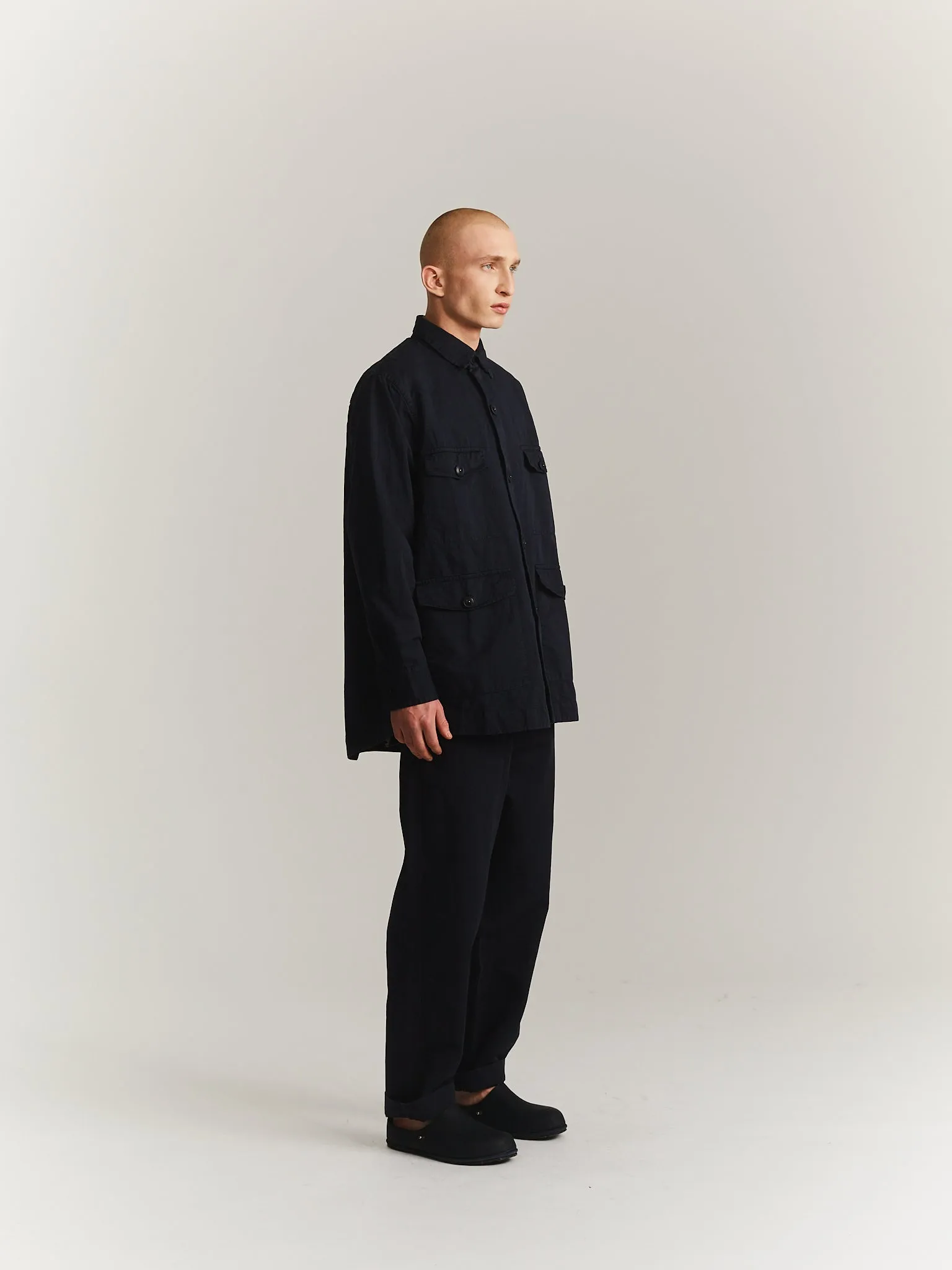 BRIGADE JACKET - MILITRY TWILL - SLATE sold by Casey Casey Womens product image thumbnail 3