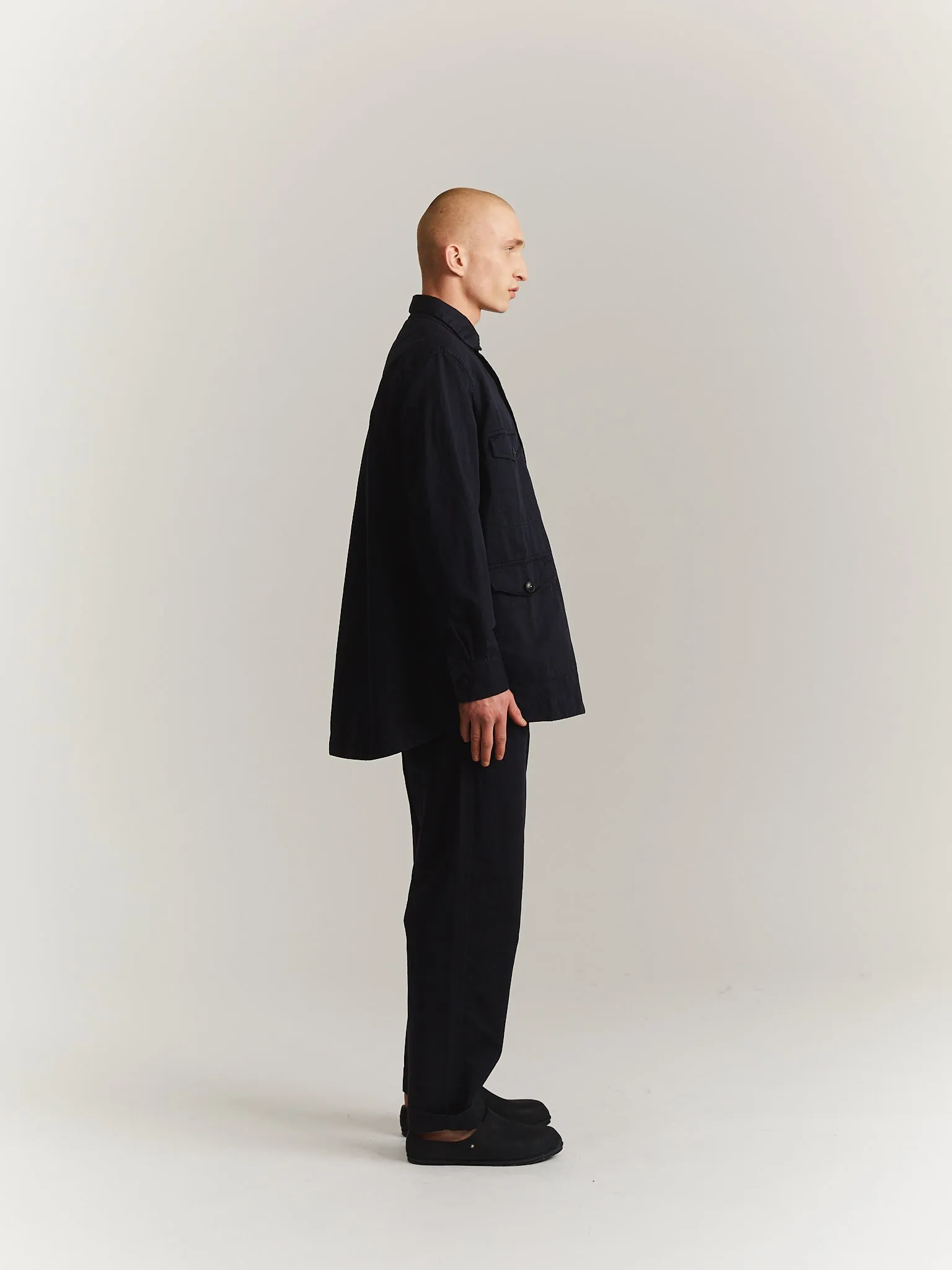 BRIGADE JACKET - MILITRY TWILL - SLATE sold by Casey Casey Womens product image thumbnail 4