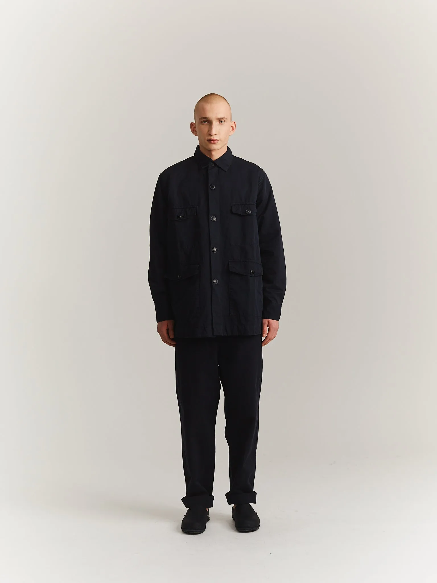 BRIGADE JACKET - MILITRY TWILL - SLATE sold by Casey Casey Womens product image thumbnail 2