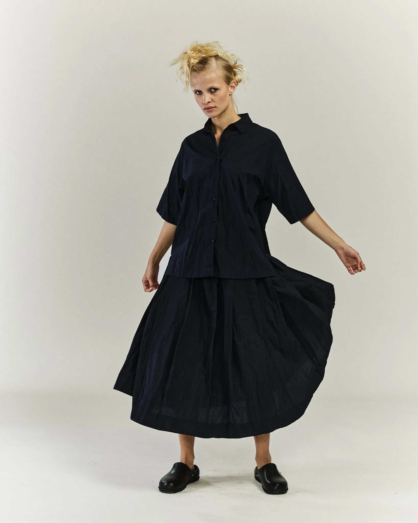 ATOLLESS SHIRT - LIN COT - NAVY sold by Casey Casey Womens product image thumbnail 4