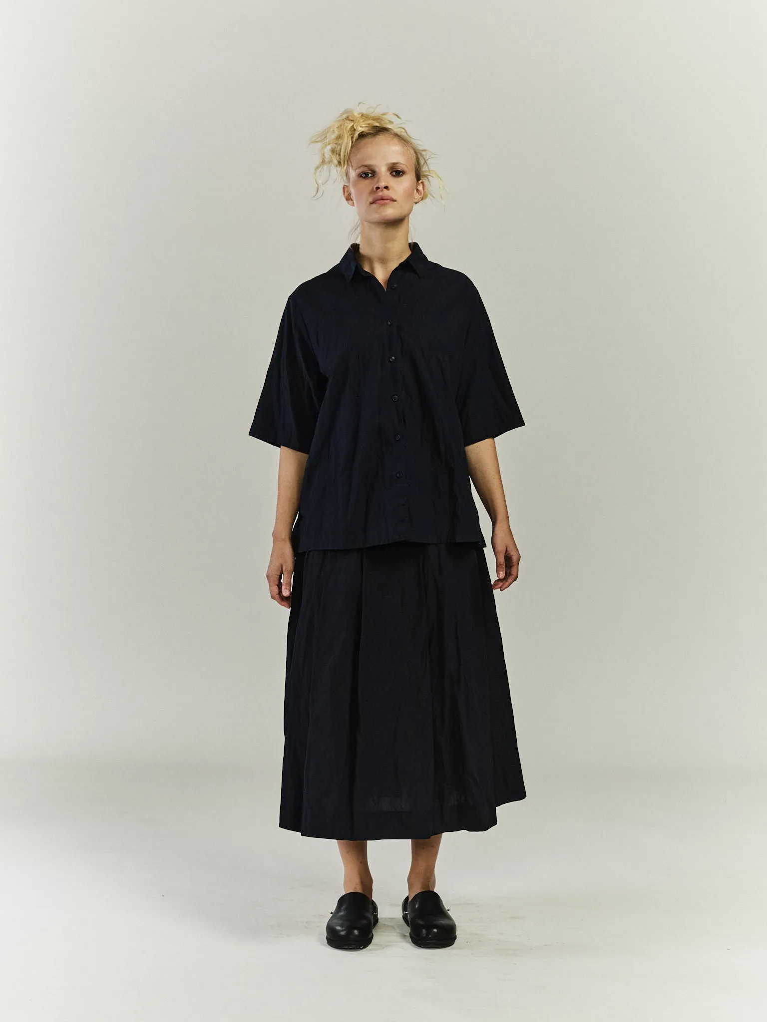 ATOLLESS SHIRT - LIN COT - NAVY sold by Casey Casey Womens product image thumbnail 5