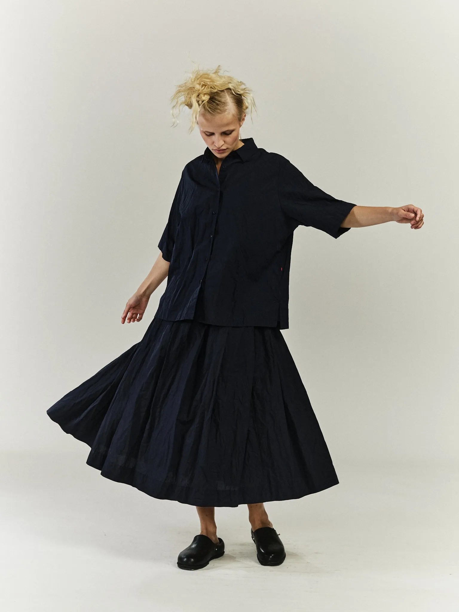 ATOLLESS SHIRT - LIN COT - NAVY sold by Casey Casey Womens product image thumbnail 2