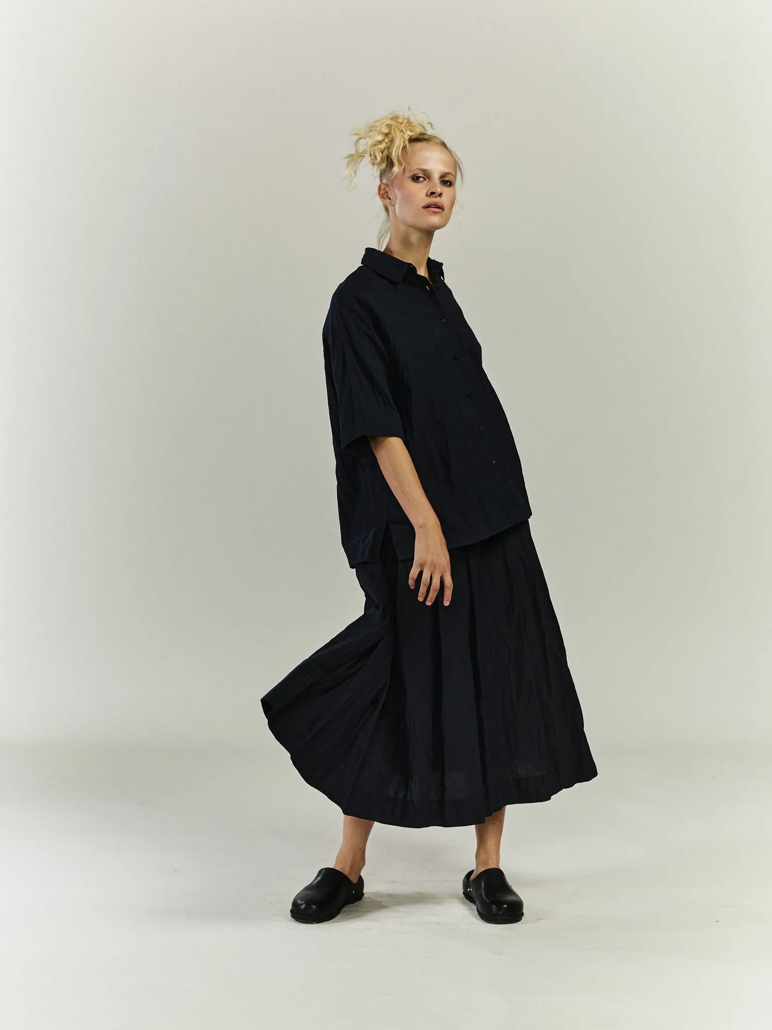 ATOLLESS SHIRT - LIN COT - NAVY sold by Casey Casey Womens product image thumbnail 3