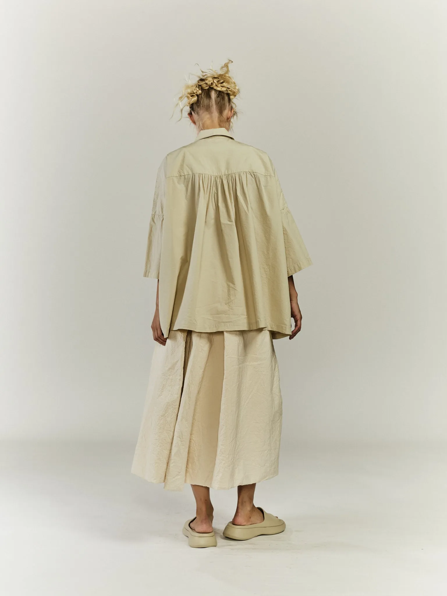 SQUARE RACCOURCIE SHIRT - TAFTA - ECRU sold by Casey Casey Womens product image thumbnail 5