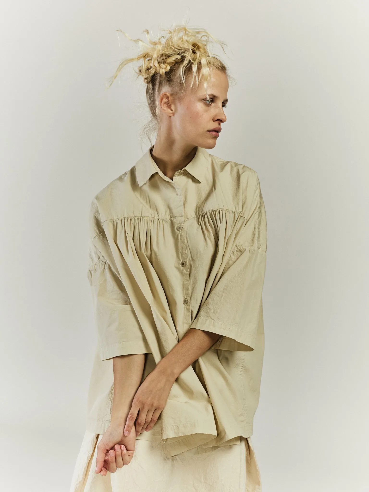 SQUARE RACCOURCIE SHIRT - TAFTA - ECRU sold by Casey Casey Womens product image thumbnail 2