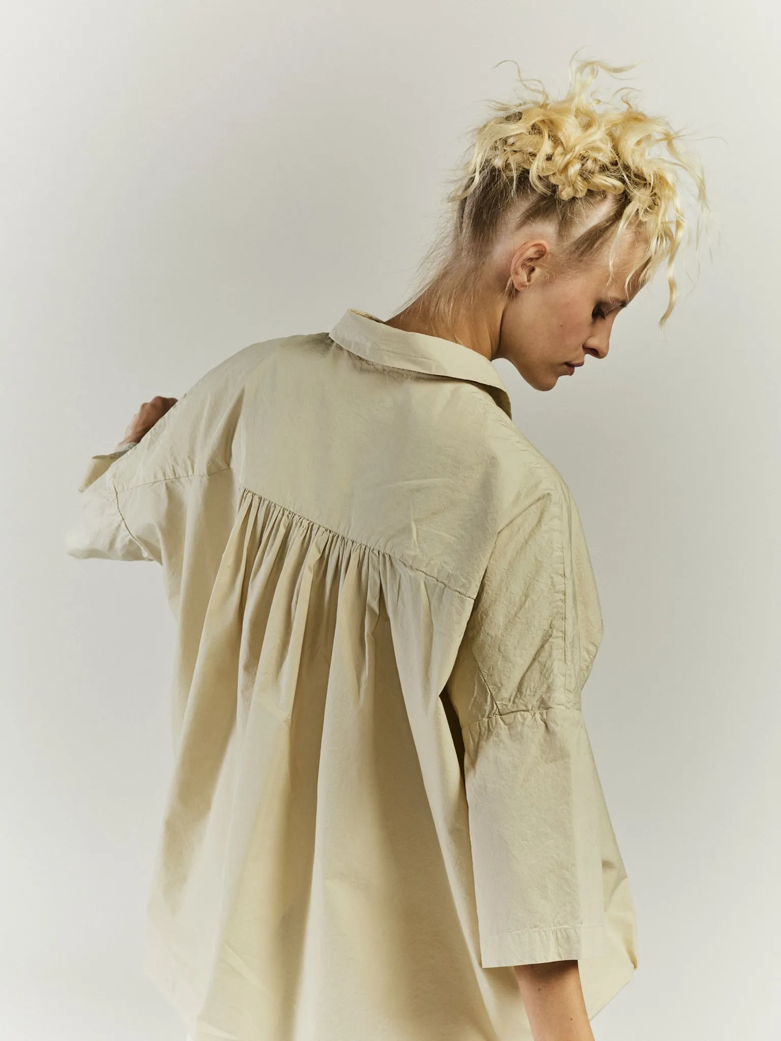 SQUARE RACCOURCIE SHIRT - TAFTA - ECRU sold by Casey Casey Womens product image thumbnail 3