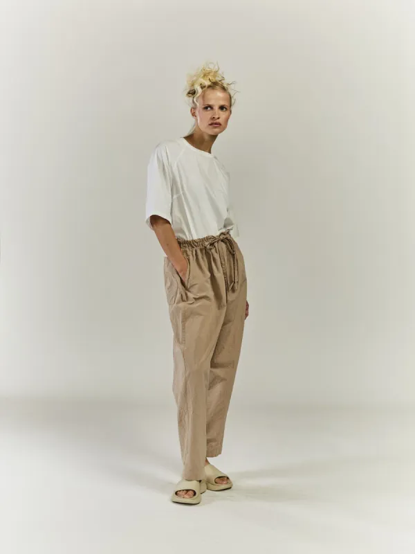 DENMARK PANT - PAPER COT - LIGHT BEIGE sold by Casey Casey Womens