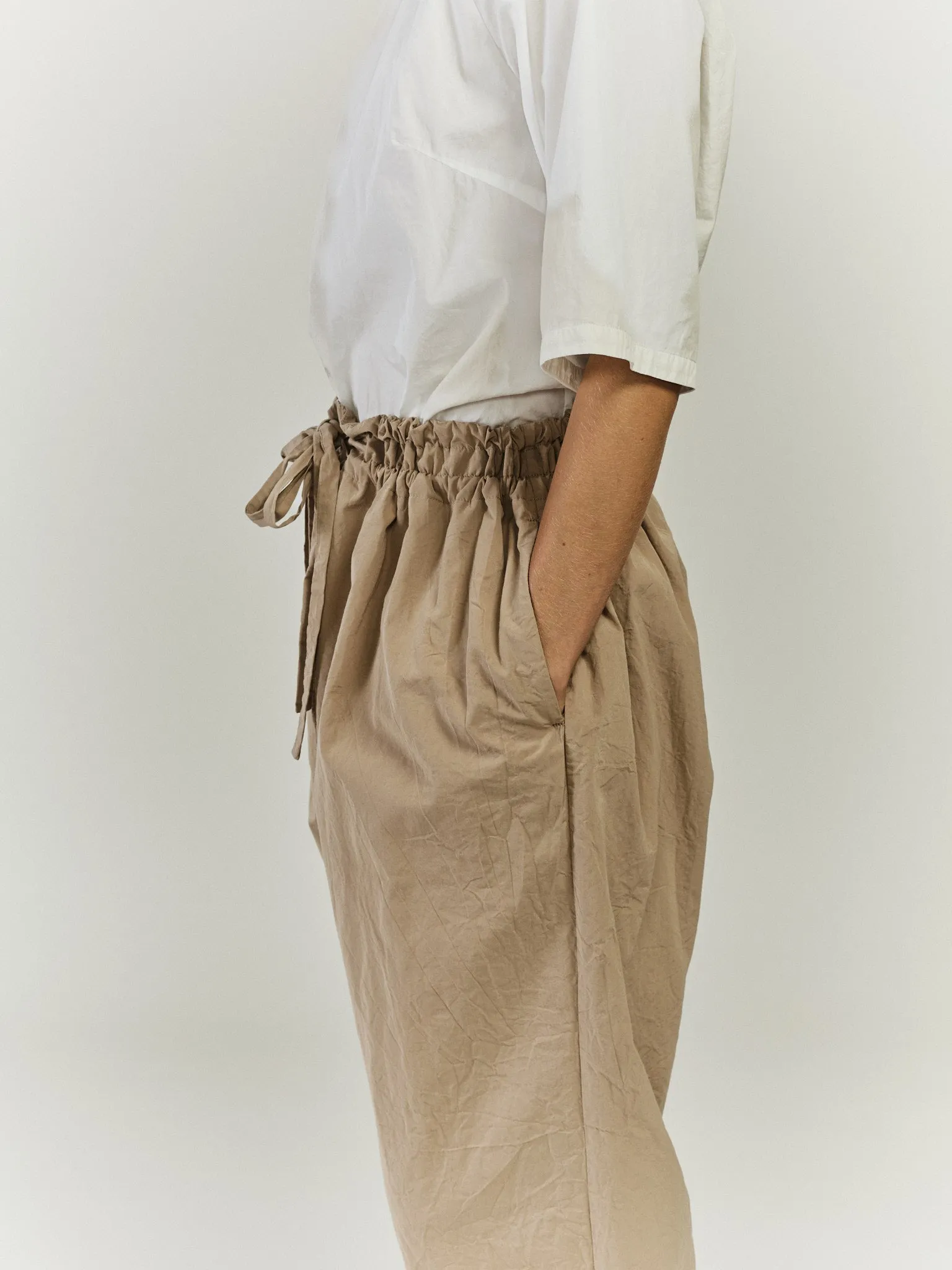 DENMARK PANT - PAPER COT - LIGHT BEIGE sold by Casey Casey Womens product image thumbnail 3