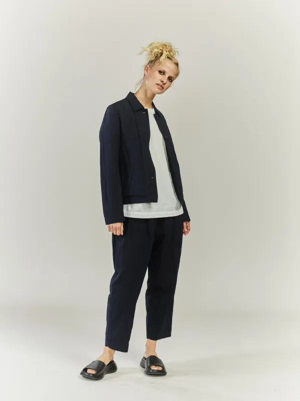TIPPY PANT - LIN COT - NAVY made by Casey Casey