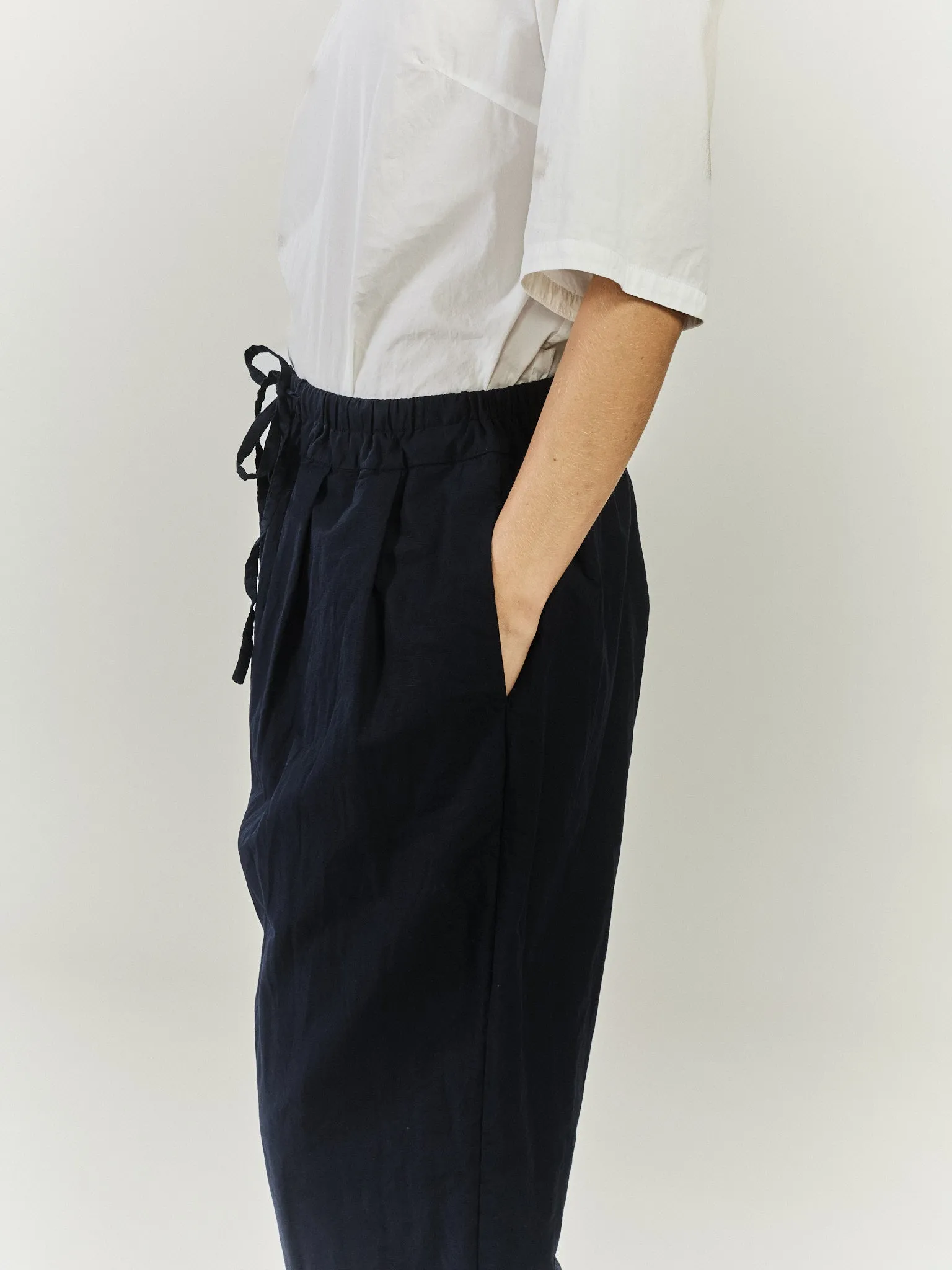 TIPPY PANT - LIN COT - NAVY sold by Casey Casey Womens product image thumbnail 2