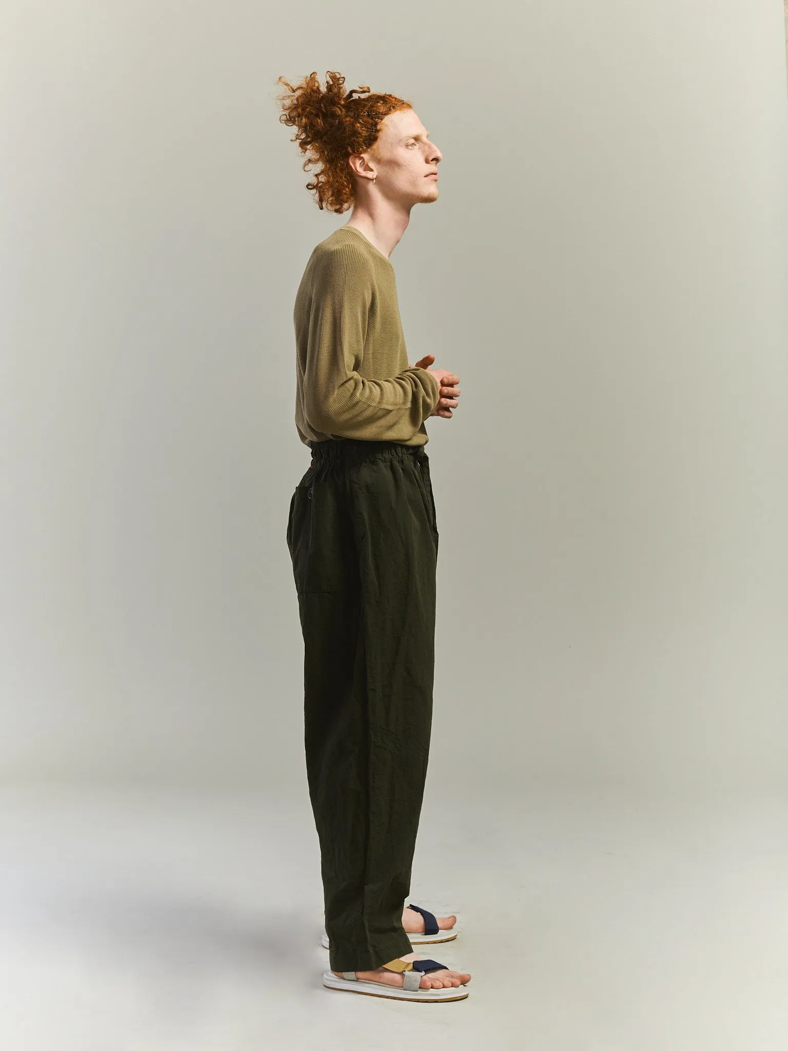 DENMARK PANT - PAPER COT - DARK KHAKI sold by Casey Casey Womens product image thumbnail 3