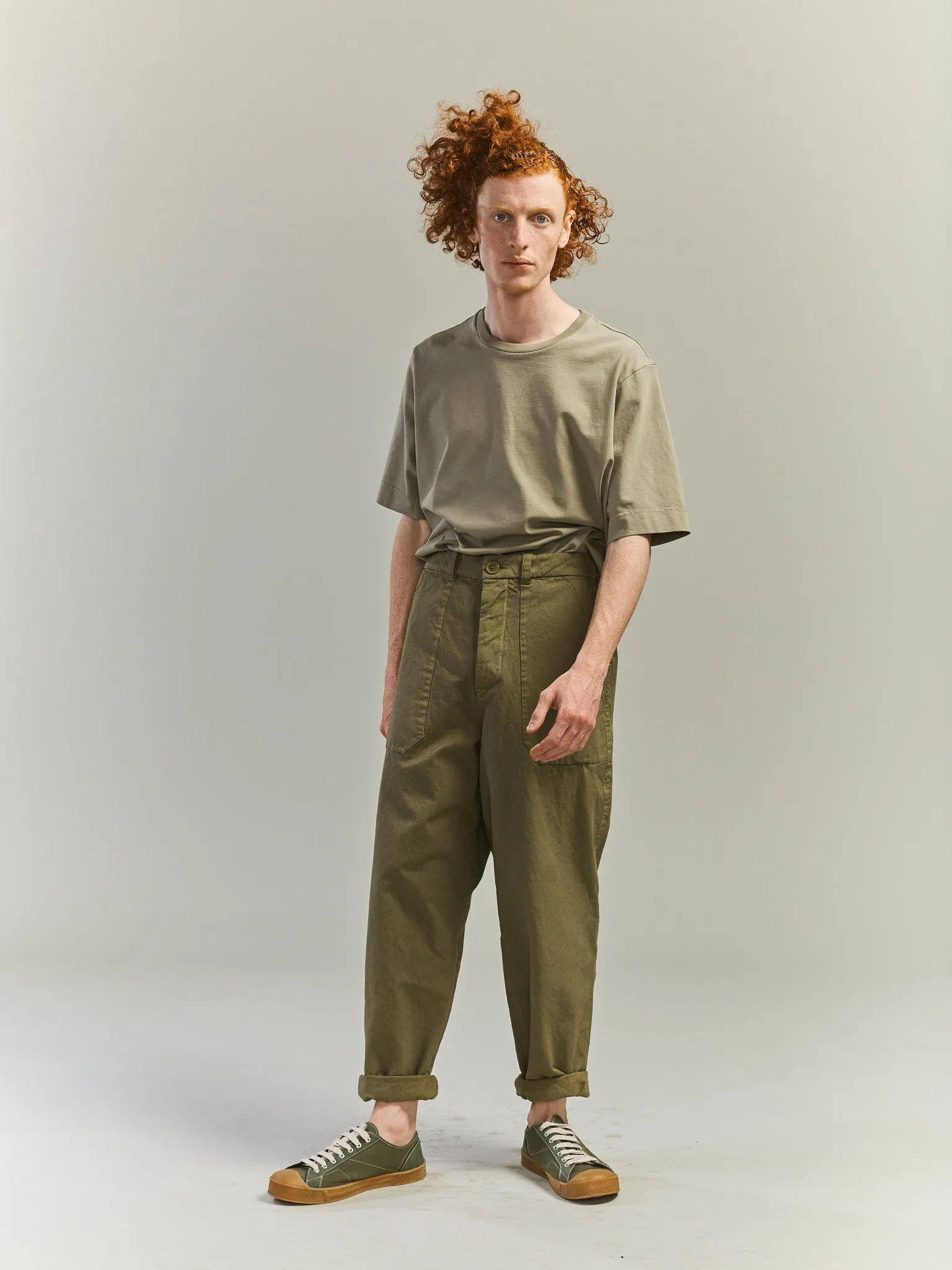CARGO PANT - DENSE TWILL - OLIVE sold by Casey Casey product image thumbnail 4