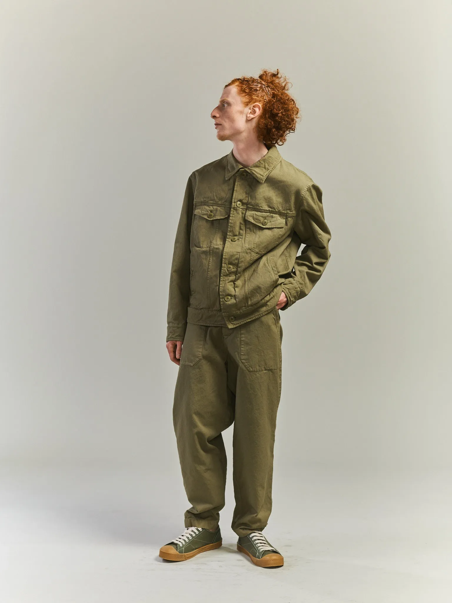 CARGO PANT - DENSE TWILL - OLIVE sold by Casey Casey product image thumbnail 2