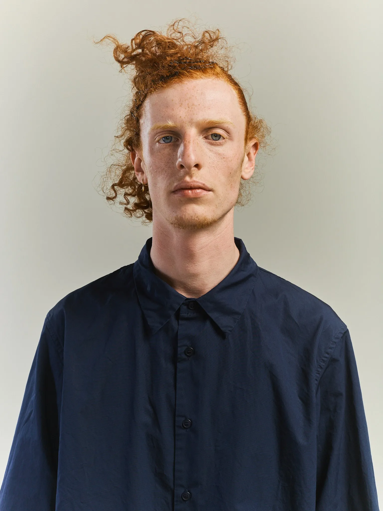 STEVEN SHIRT - COT - NAVY sold by Casey Casey Womens