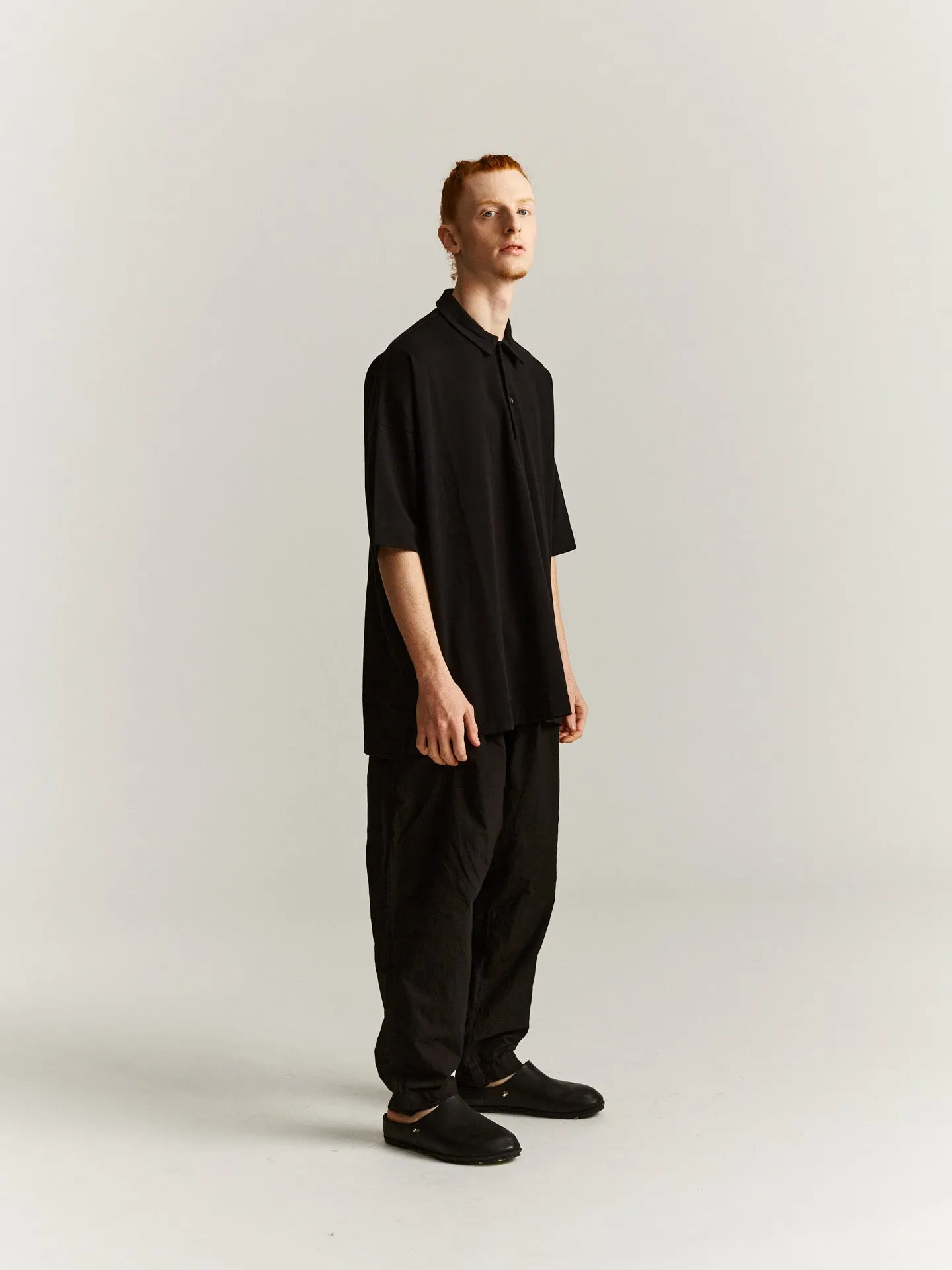 POLO EQUERRE - JERSEY - BLACK sold by Casey Casey product image thumbnail 2