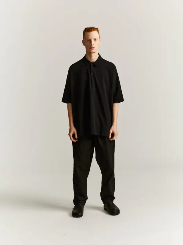 POLO EQUERRE - JERSEY - BLACK sold by Casey Casey Womens