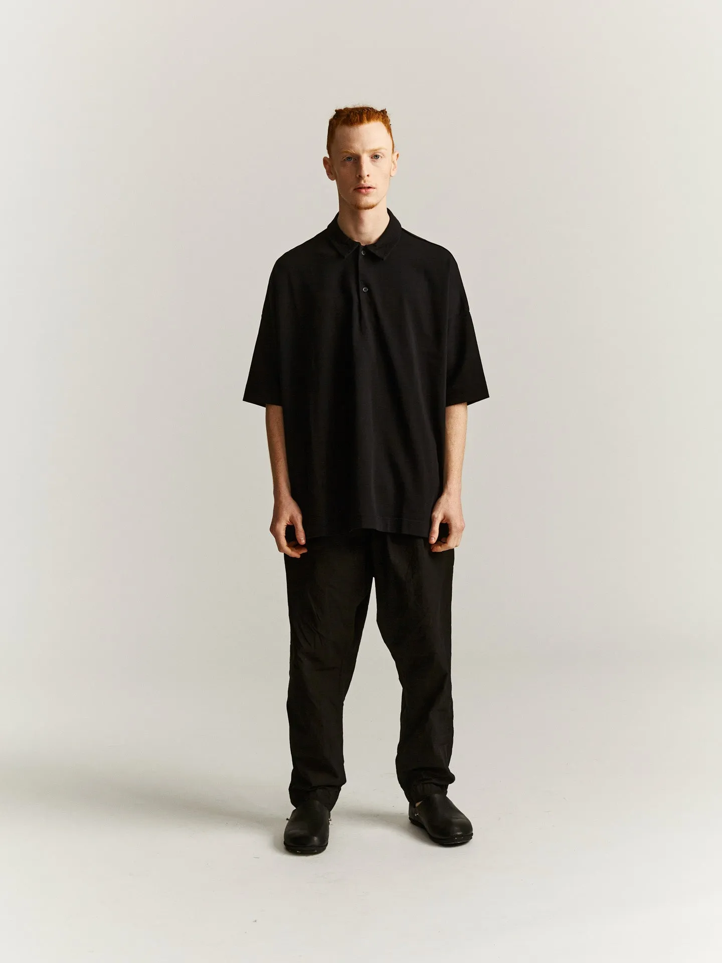 POLO EQUERRE - JERSEY - BLACK sold by Casey Casey