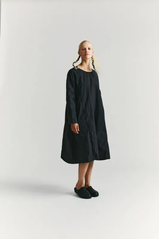 PYJ ROUCH DRESS - PATA - BLACK sold by Casey Casey Womens