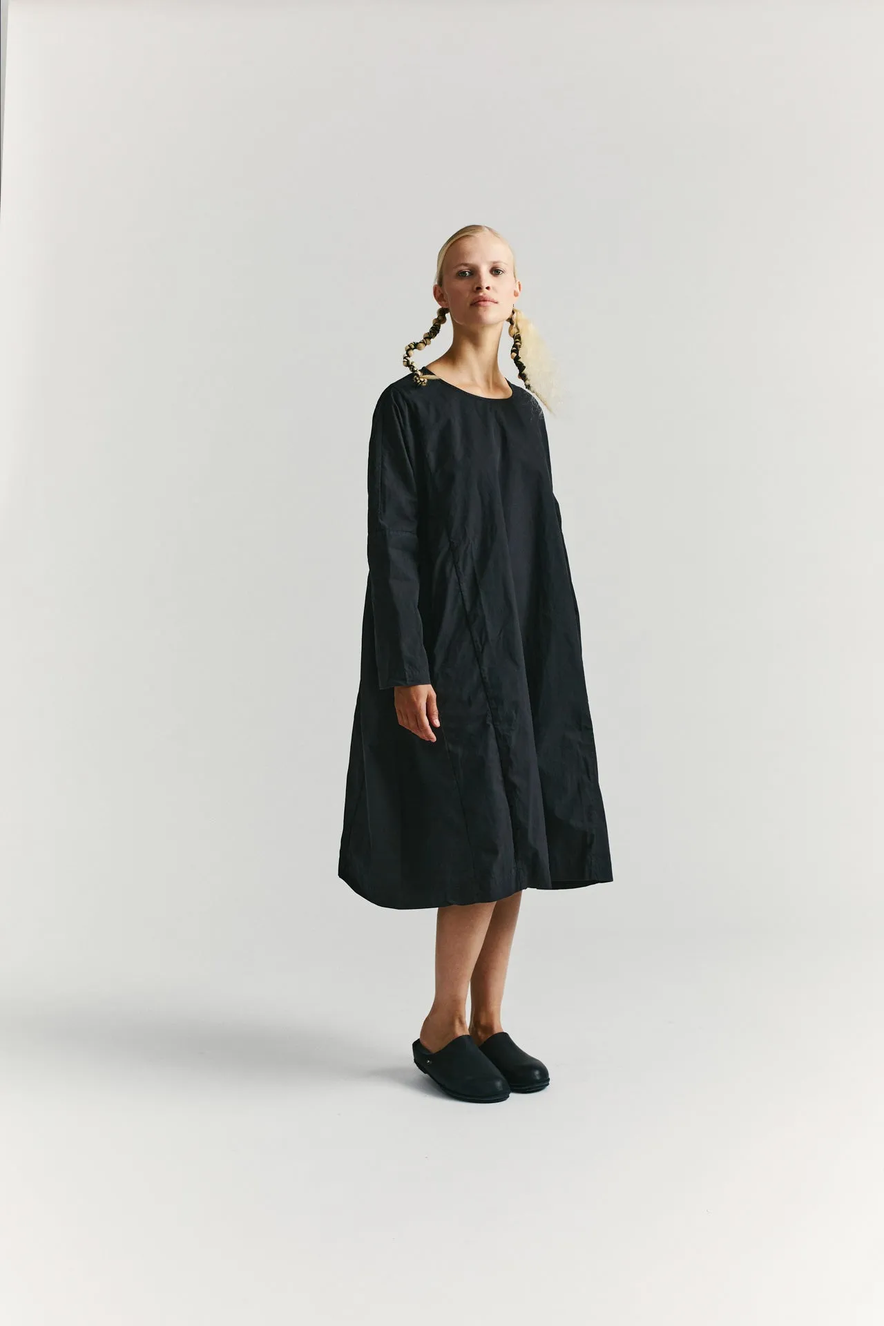 PYJ ROUCH DRESS - PATA - BLACK sold by Casey Casey Womens