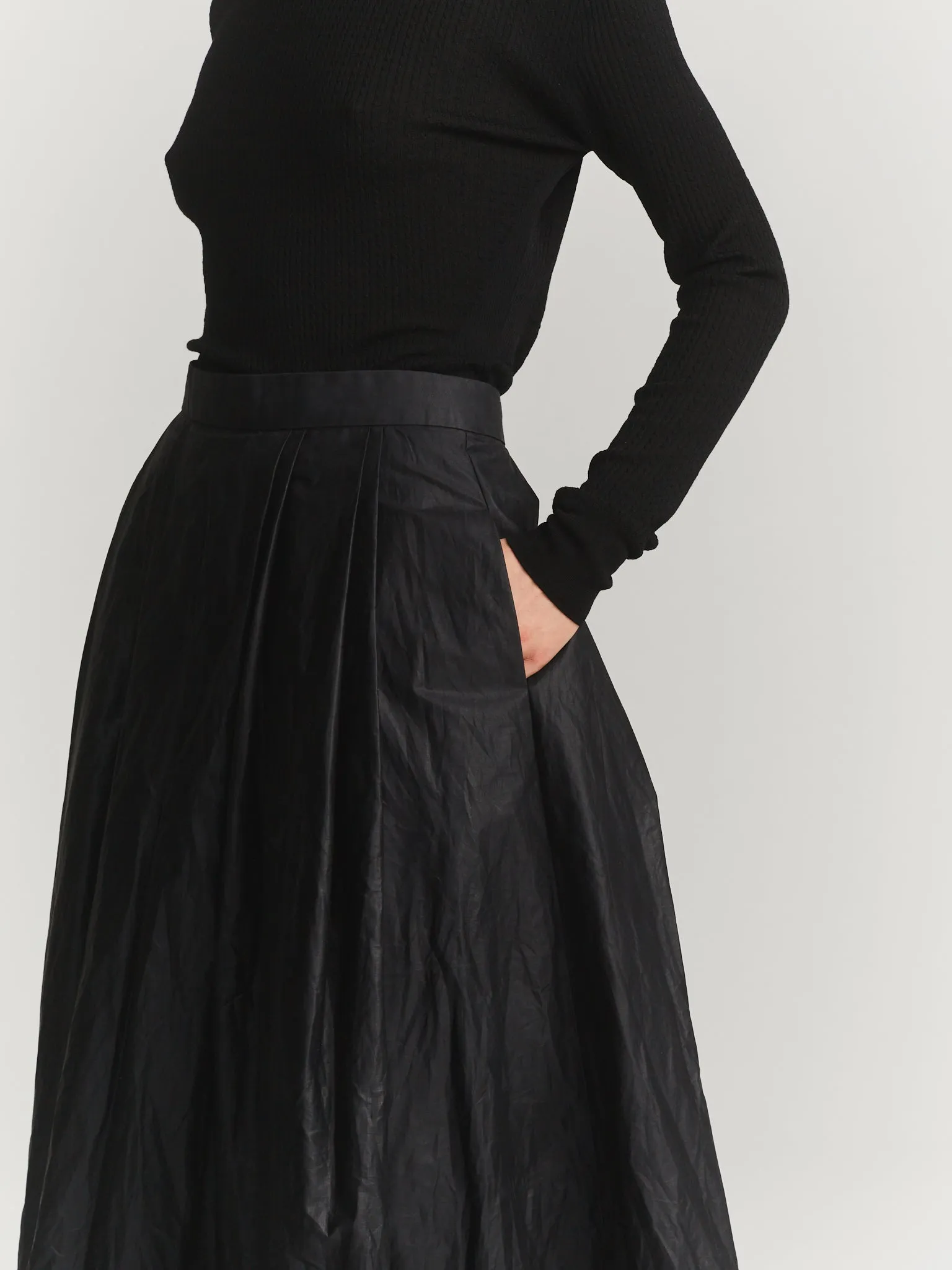 ANARCHIC SKIRT - LACQED - BLACK sold by Casey Casey product image thumbnail 5