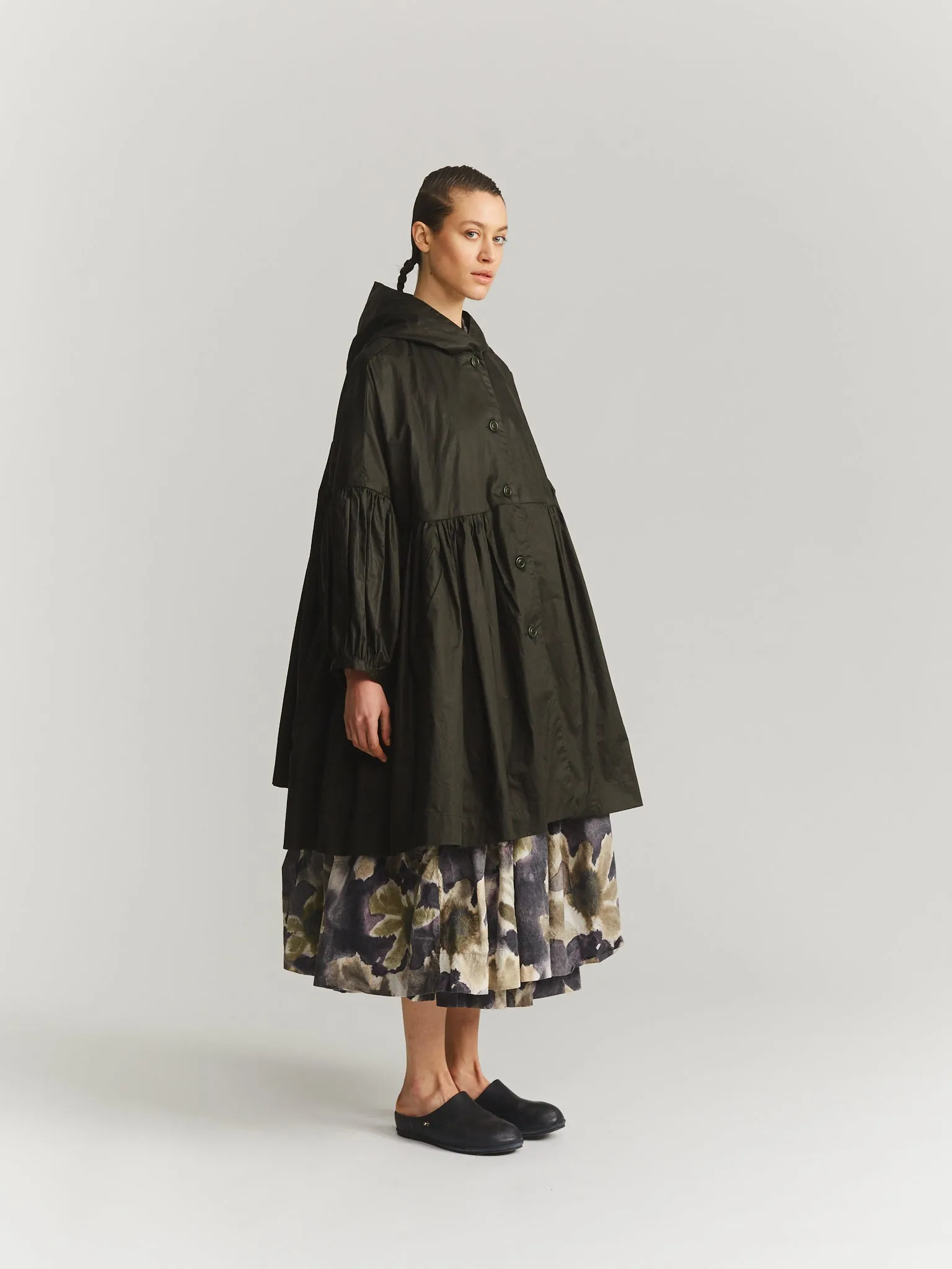 PARKA CAMELIA - LACQED - DARK KHAKI sold by Casey Casey product image thumbnail 5