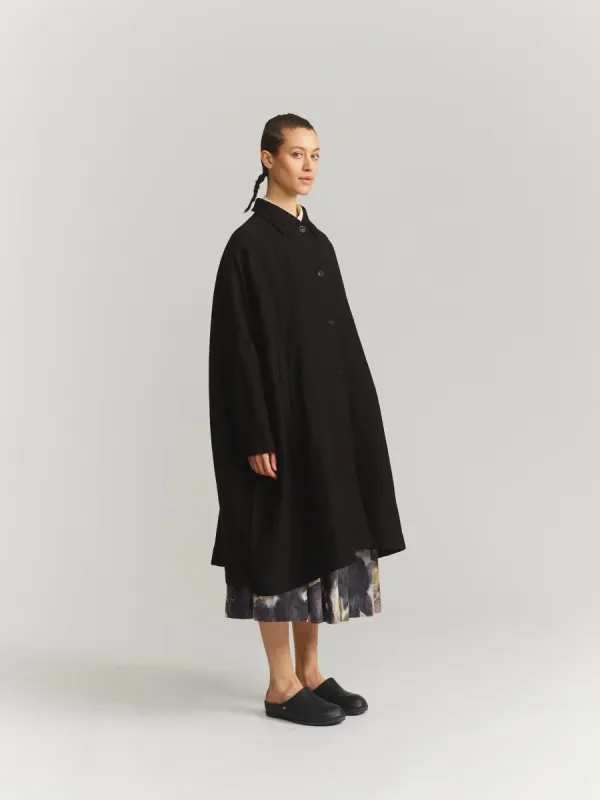 ATOMLESS COAT - BATAVIA - BLACK sold by Casey Casey Womens