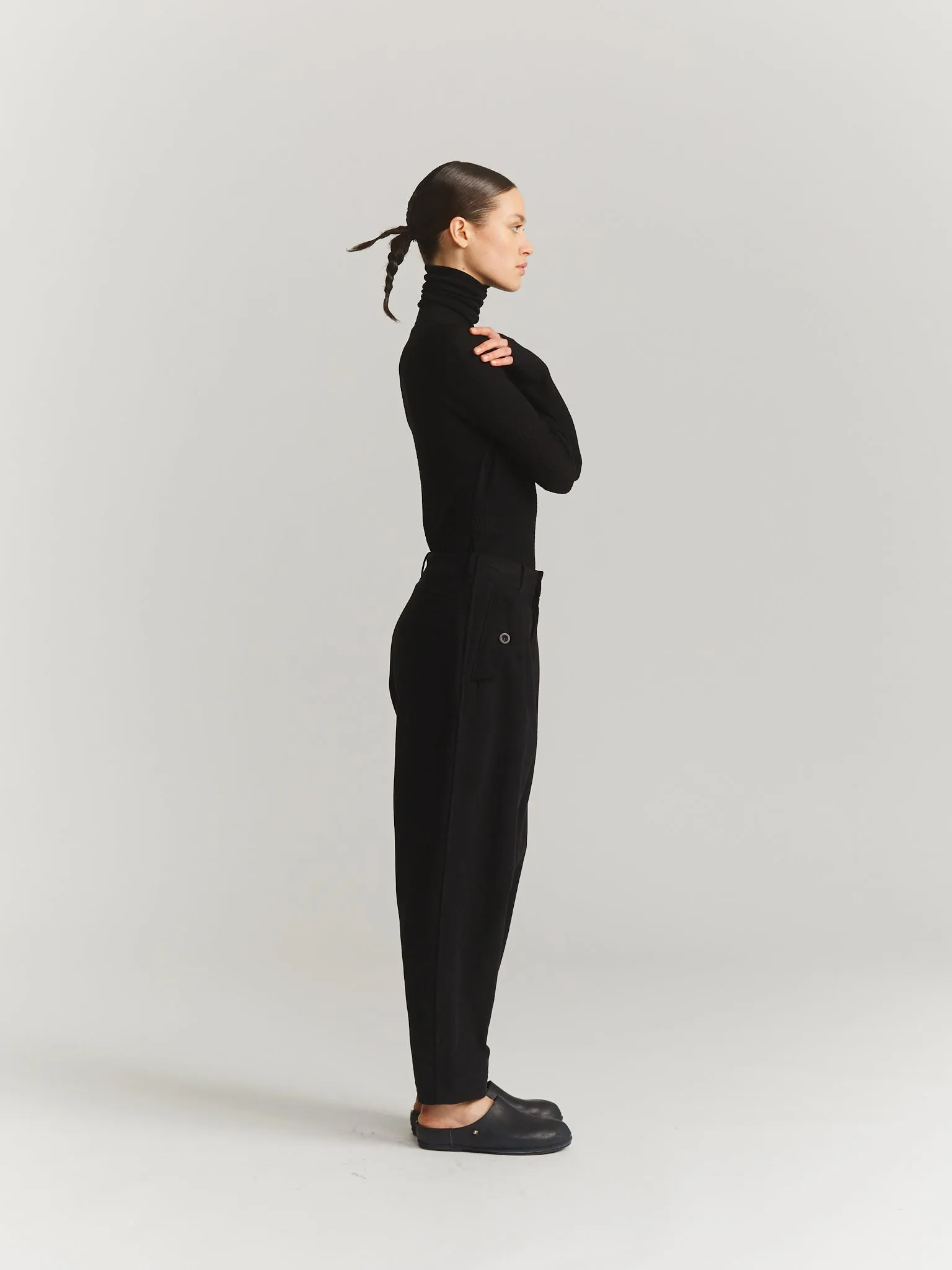HIROSHI PANT - SOFTY - BLACK sold by Casey Casey Womens product image thumbnail 2