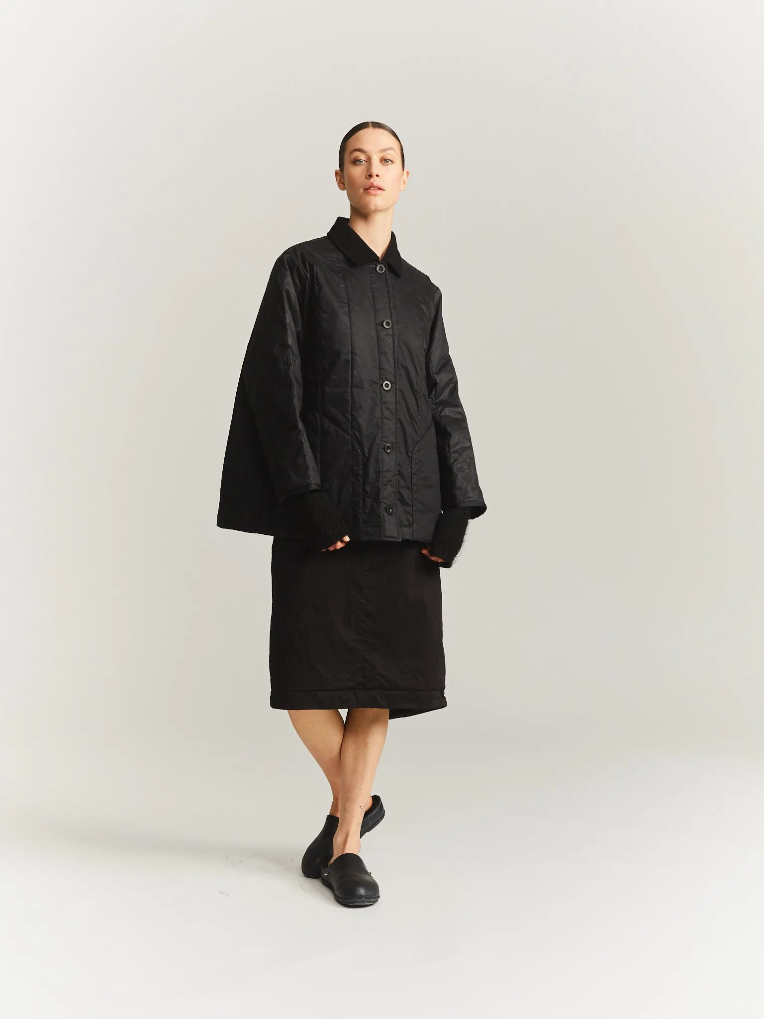 IKLA JACKET - LACQED - BLACK sold by Casey Casey Womens product image thumbnail 3