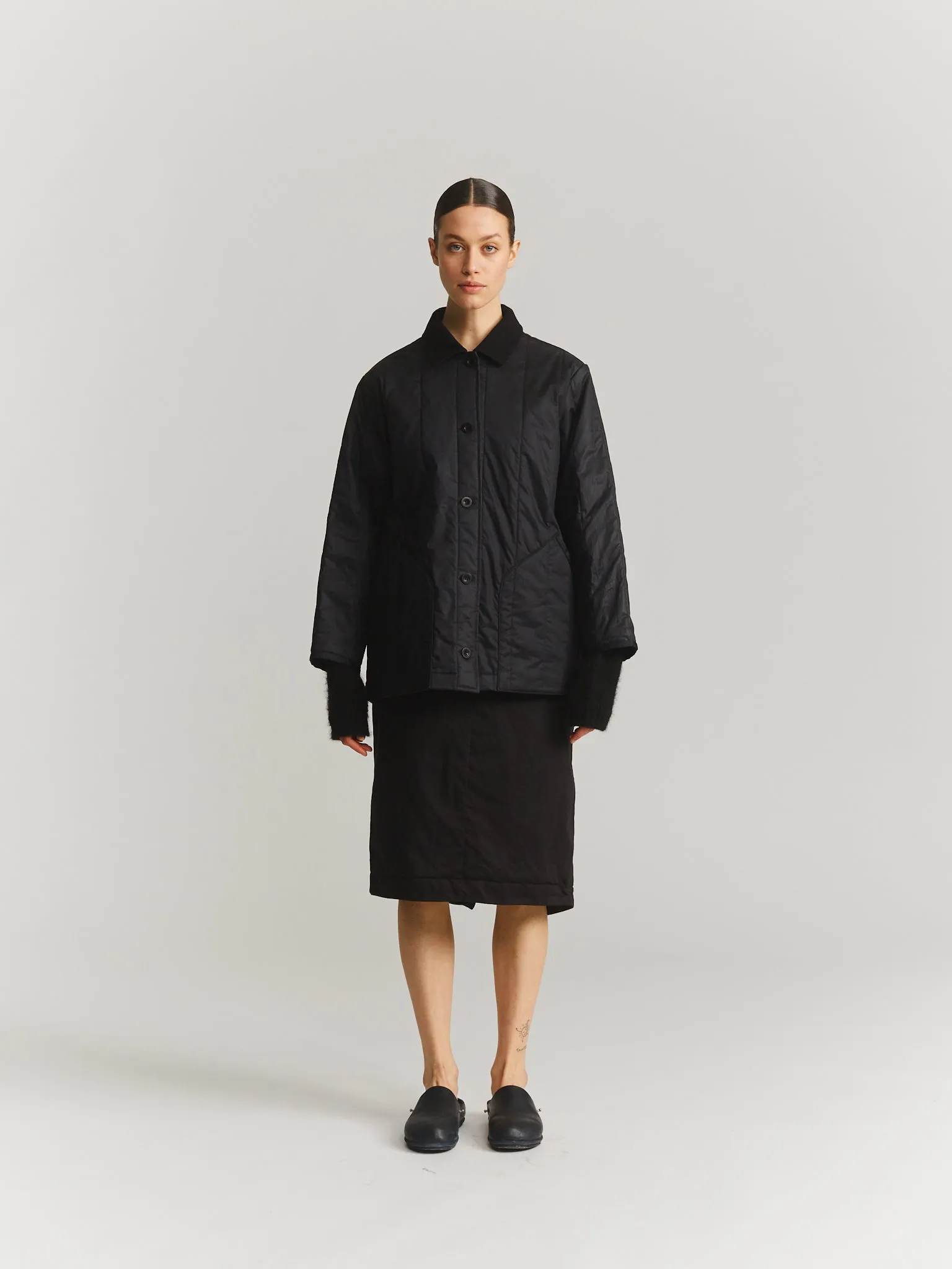 IKLA JACKET - LACQED - BLACK sold by Casey Casey Womens product image thumbnail 2