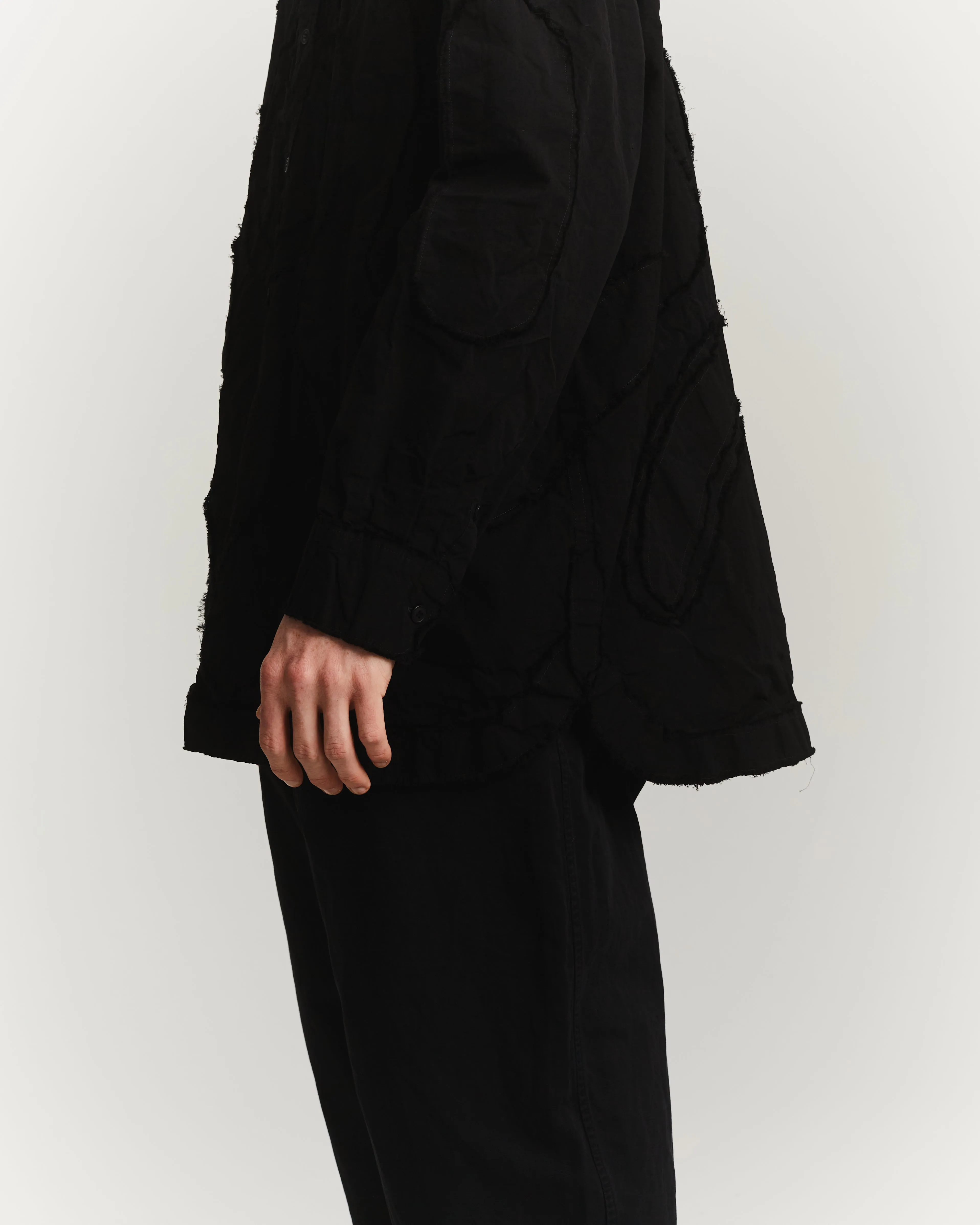 HAMNET SHIRT PATCH 2 - PAPER COT - BLACK sold by Casey Casey Womens product image thumbnail 4