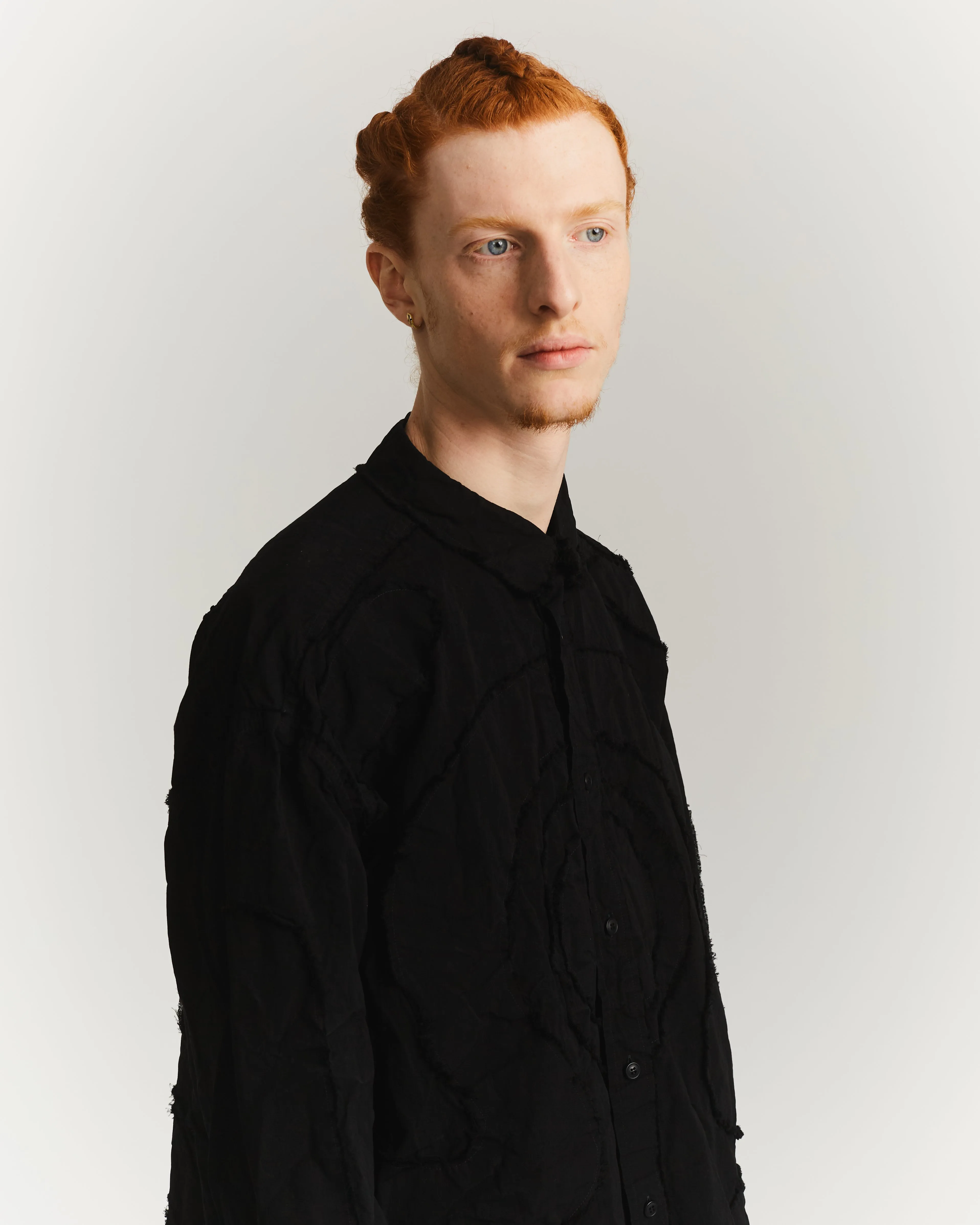 HAMNET SHIRT PATCH 2 - PAPER COT - BLACK sold by Casey Casey Womens