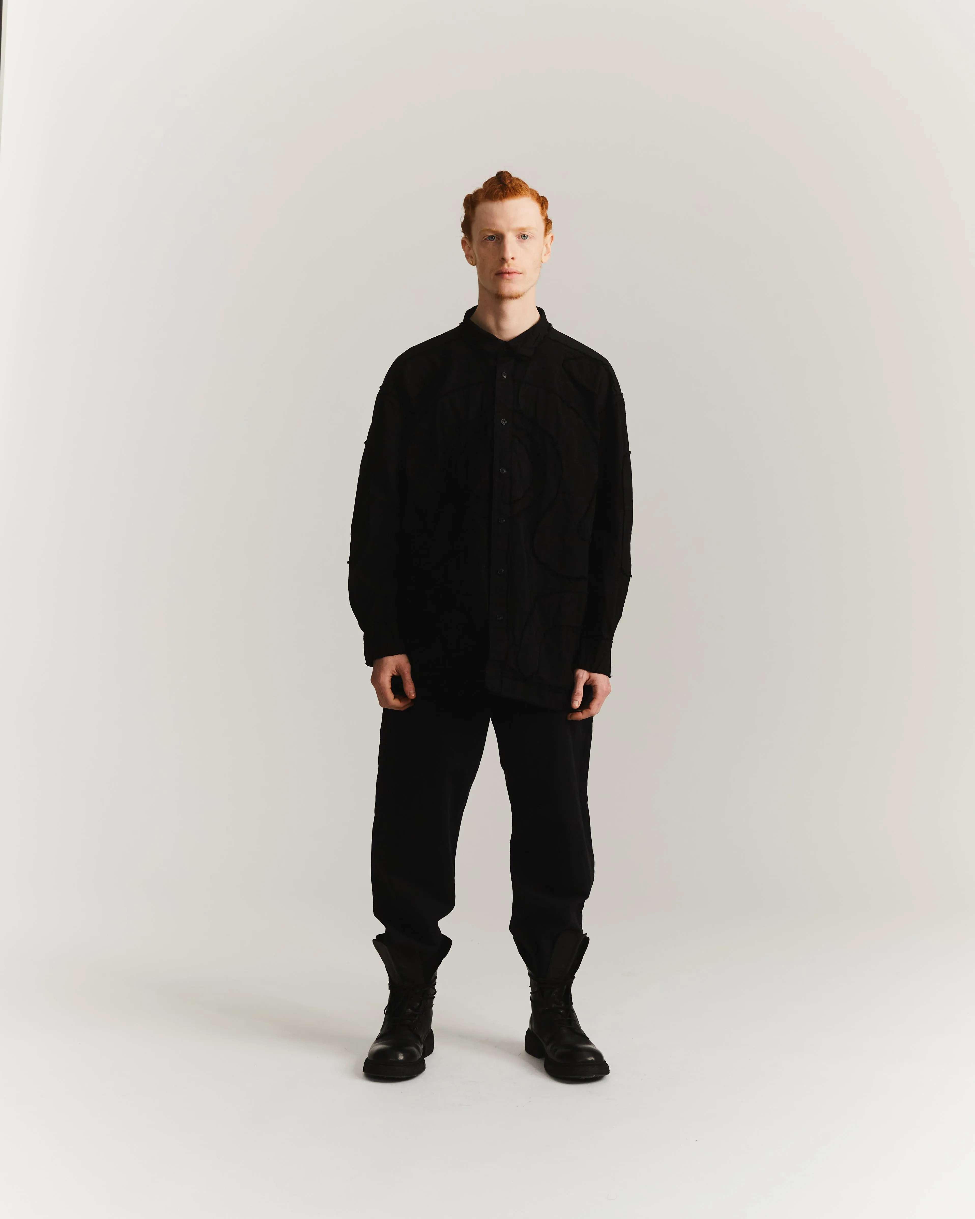 HAMNET SHIRT PATCH 2 - PAPER COT - BLACK sold by Casey Casey Womens product image thumbnail 3