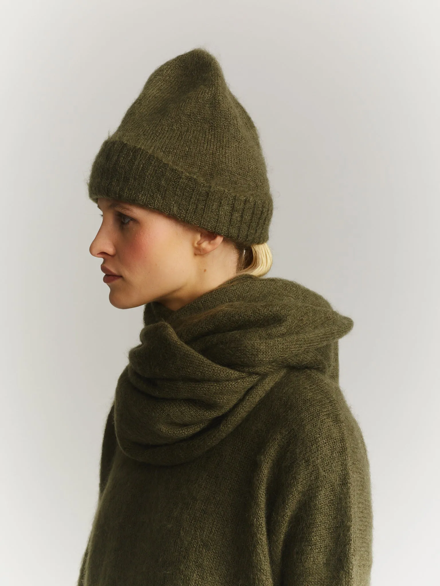 MOHSIL BEANIE - MOSIL - KHAKI sold by Casey Casey product image thumbnail 4